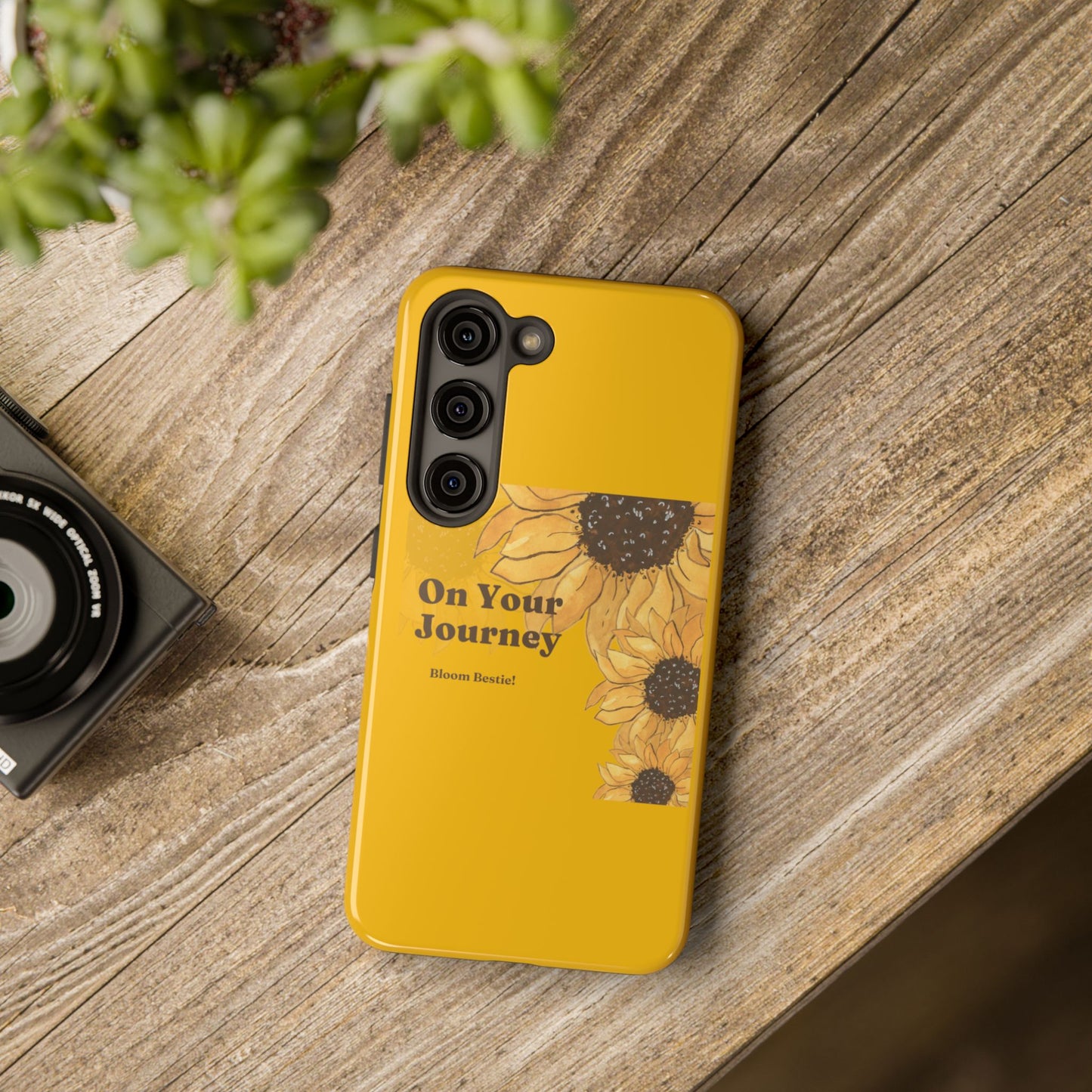 On Your Journey Sunflower Tough Phone Cases