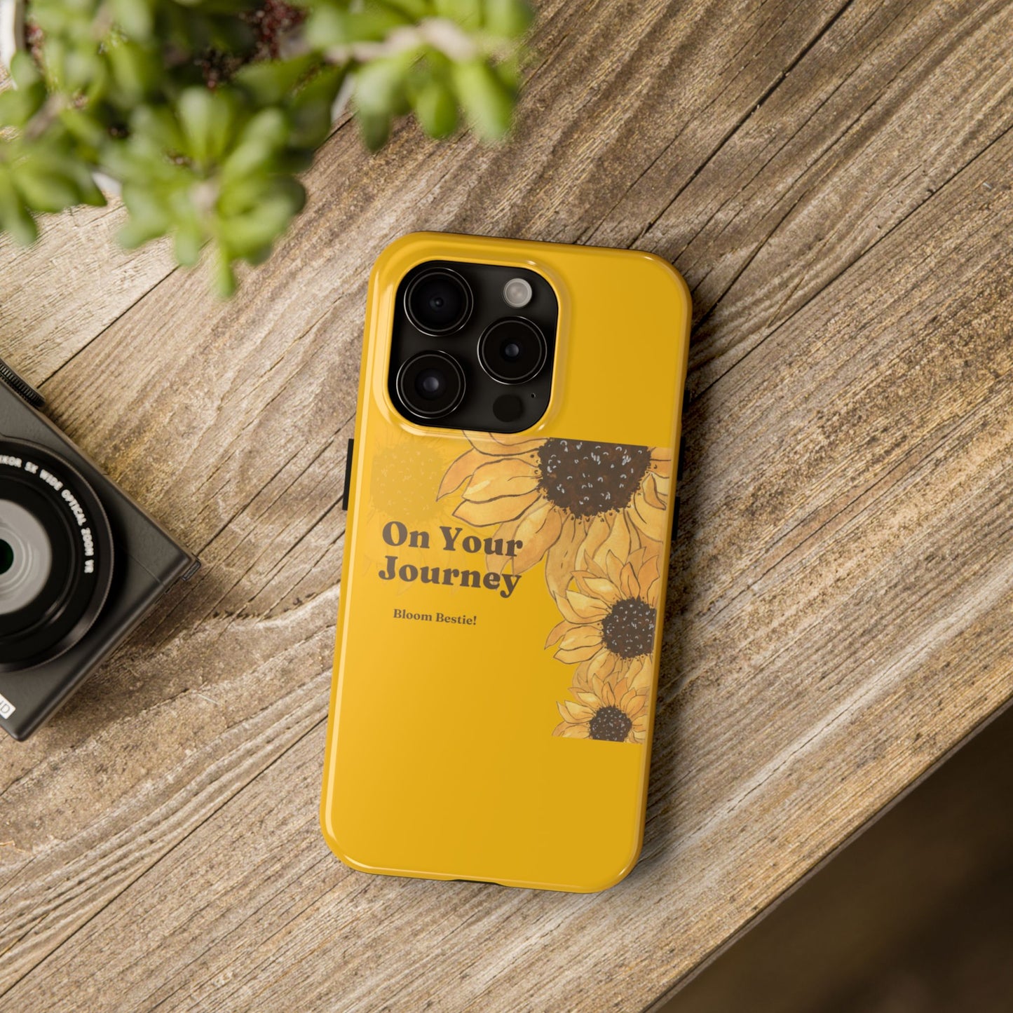 On Your Journey Sunflower Tough Phone Cases