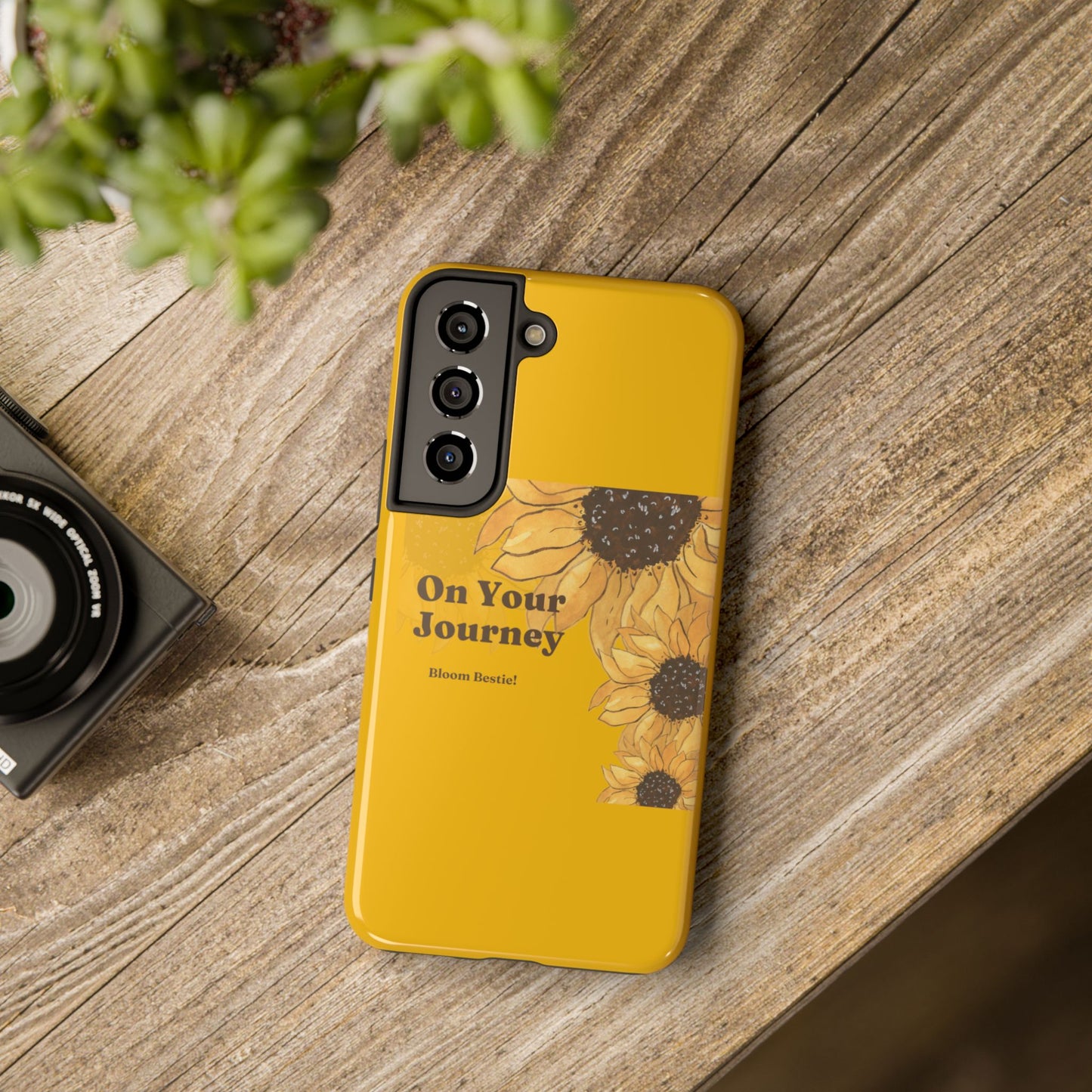 On Your Journey Sunflower Tough Phone Cases