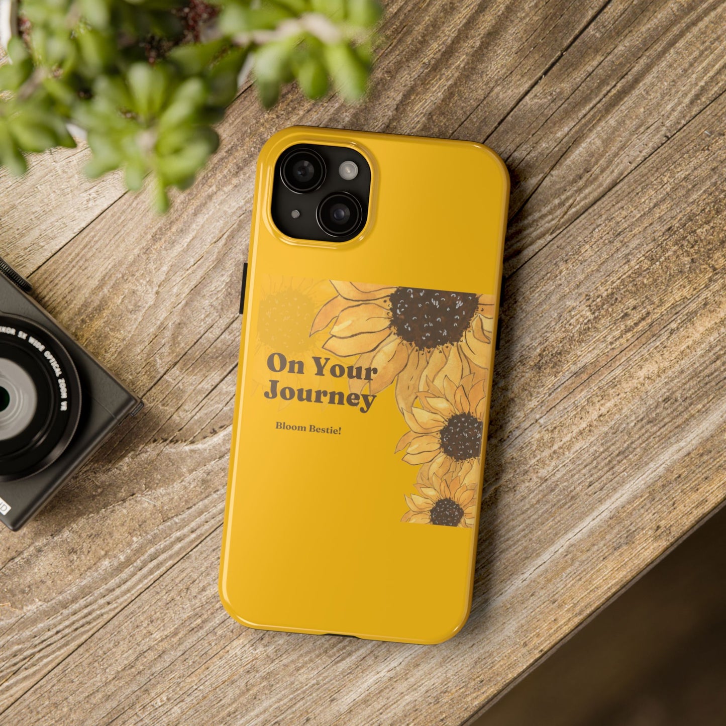 On Your Journey Sunflower Tough Phone Cases