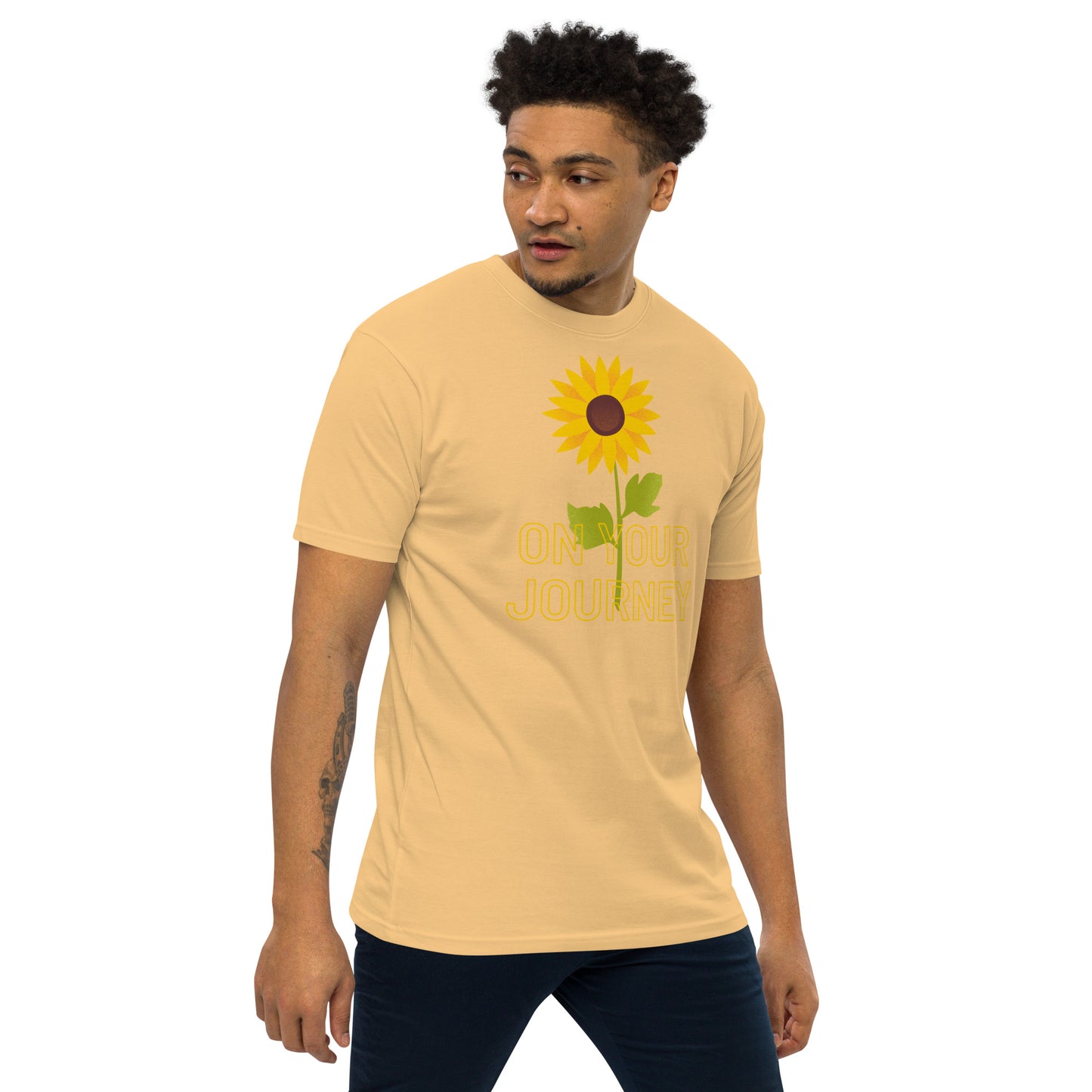 On Your Journey Single Flower Premium Heavyweight Tee