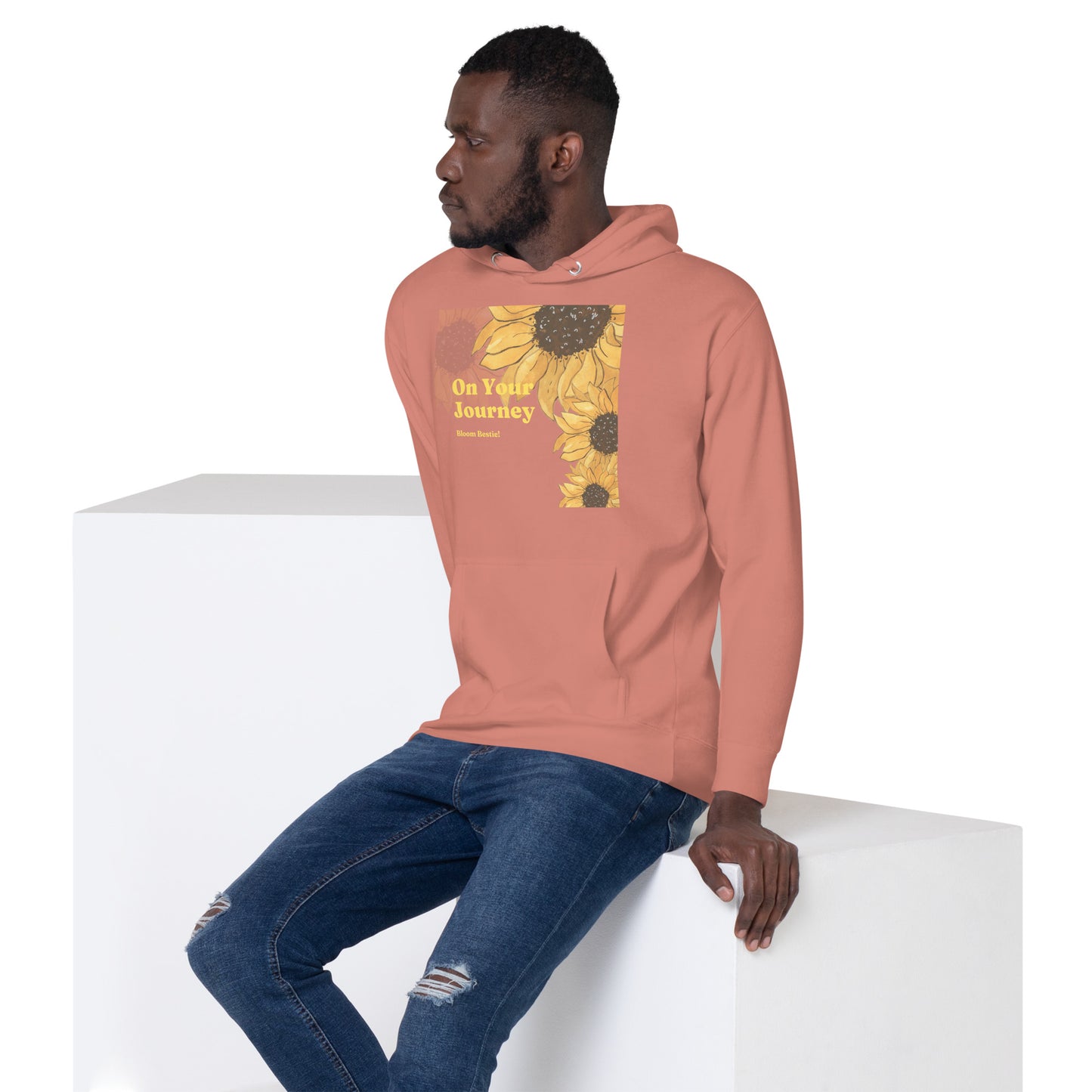On Your Journey Original Flower Hoodie