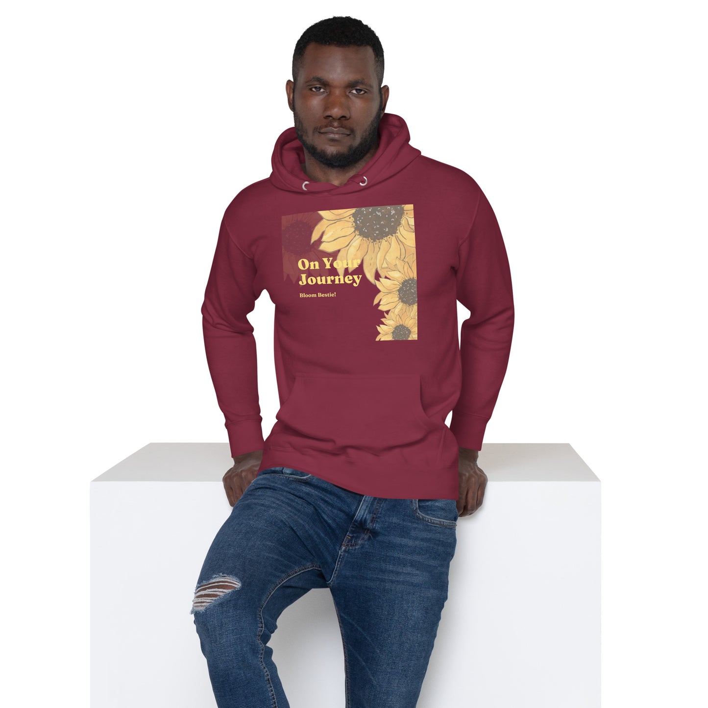 On Your Journey Original Flower Hoodie