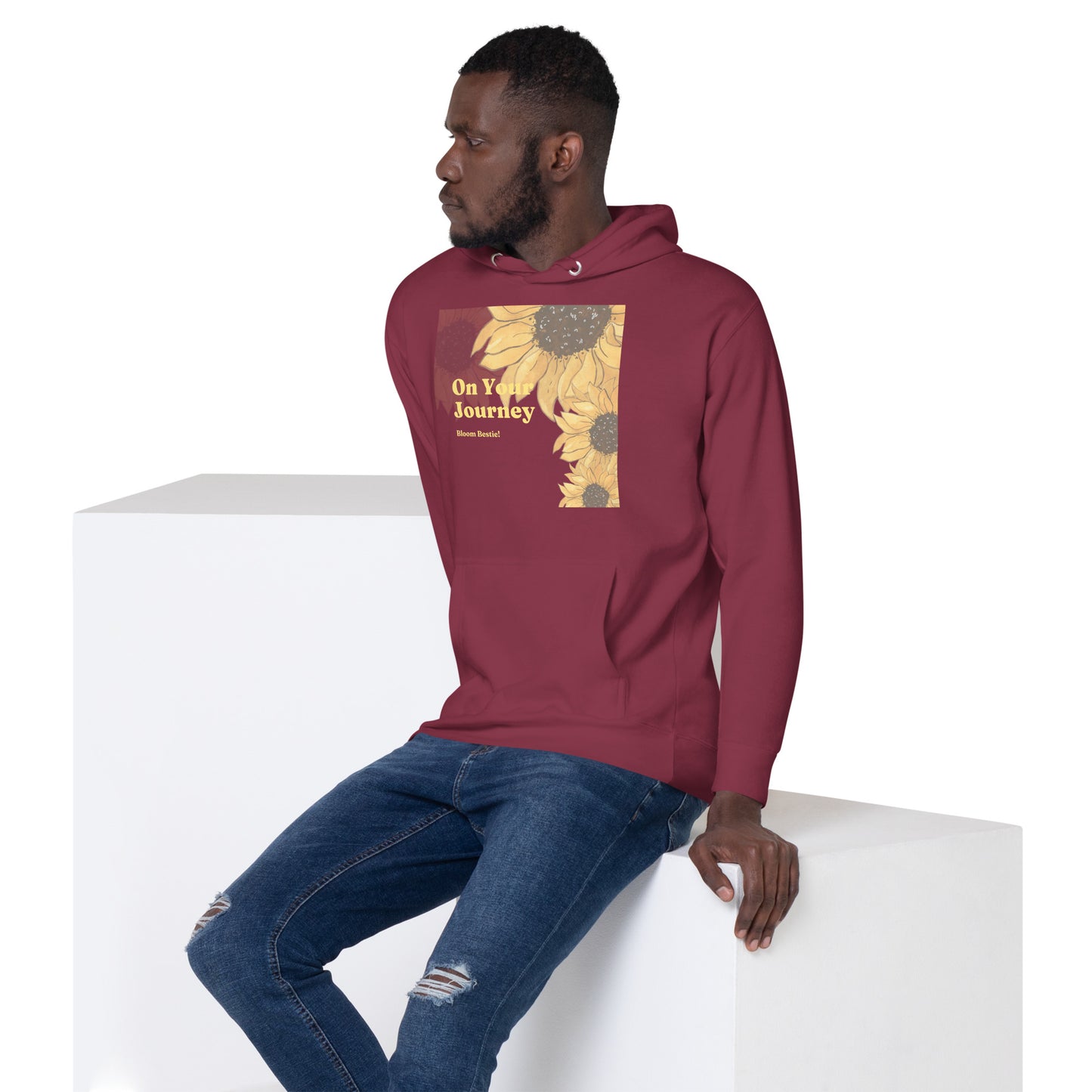 On Your Journey Original Flower Hoodie