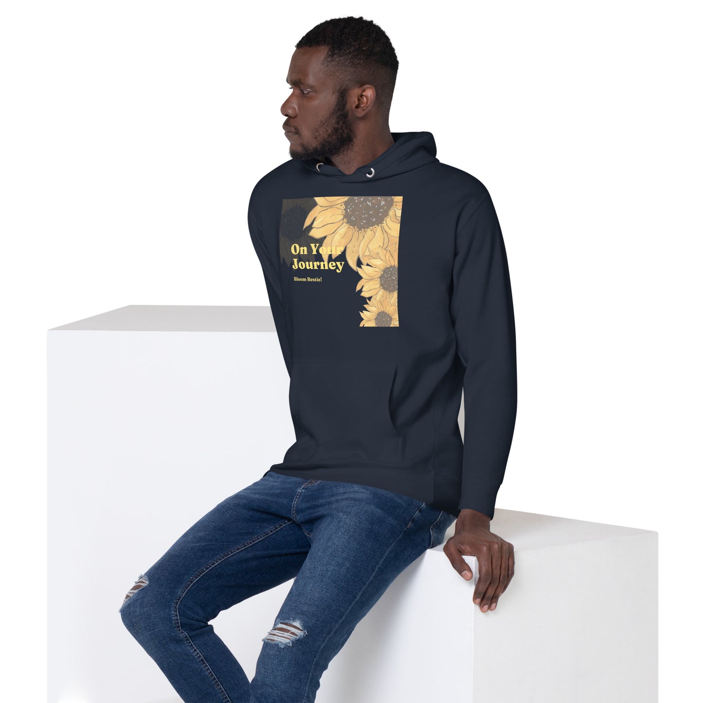 On Your Journey Original Flower Hoodie