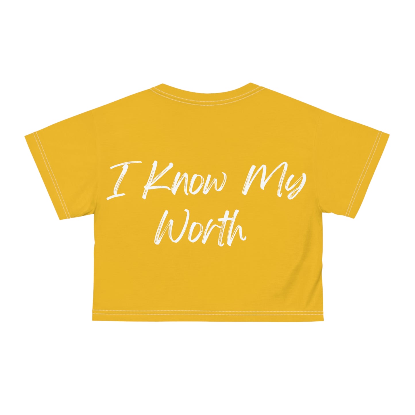 On Your Journey Sunny Crop Tee