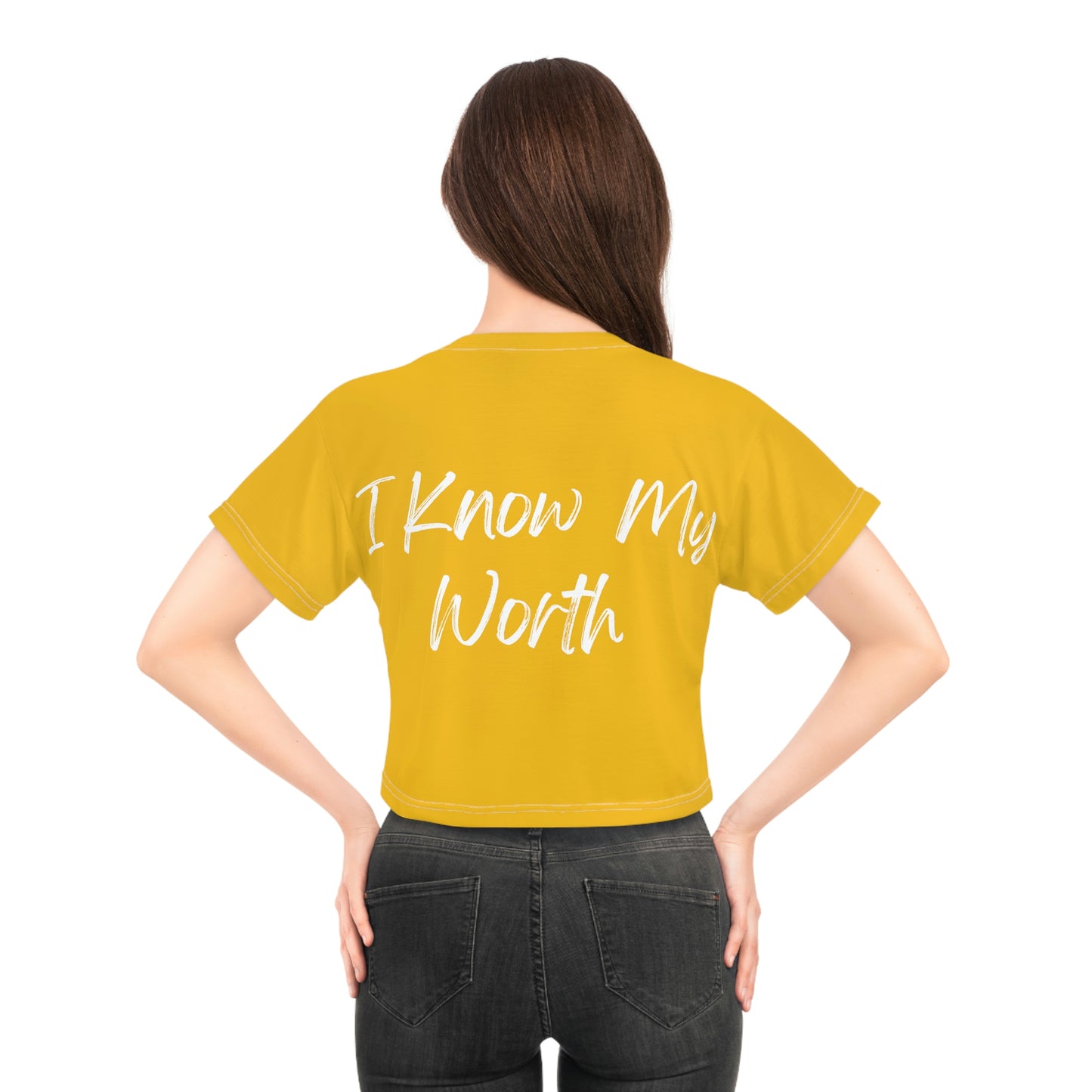 On Your Journey Sunny Crop Tee