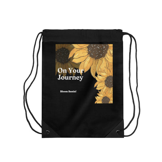 On Your Journey Drawstring Bag