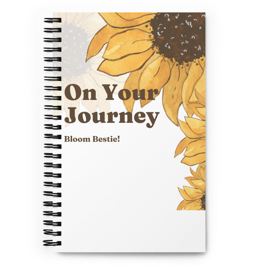 On Your Journey Original Flower Notebook