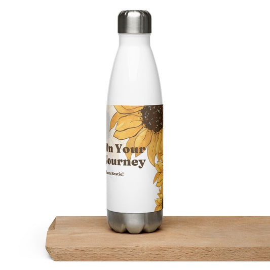 On Your Journey Original Flower Stainless Steel Water Bottle