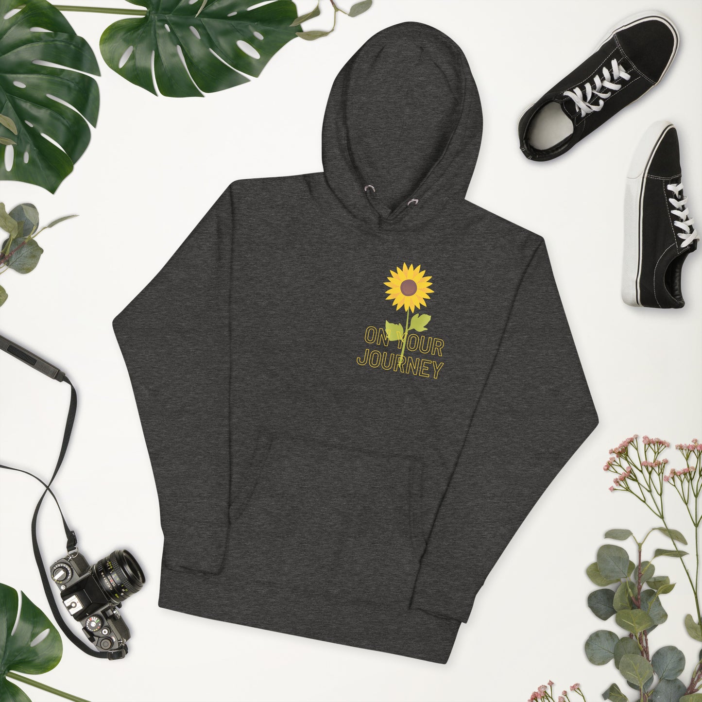 On Your Journey Single Flower Unisex Hoodie