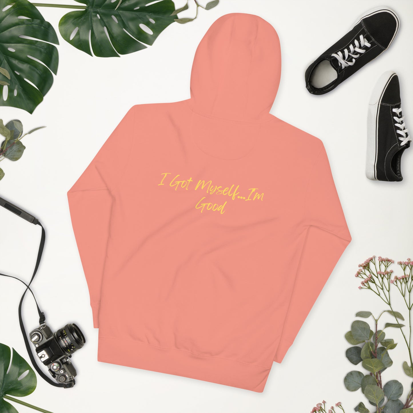 On Your Journey Single Flower Unisex Hoodie