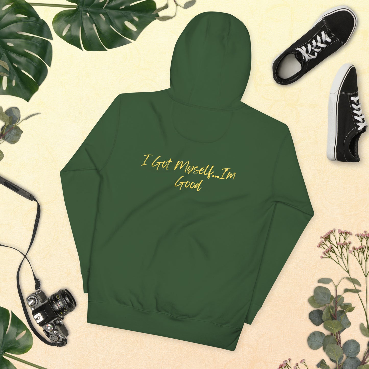 On Your Journey Single Flower Unisex Hoodie