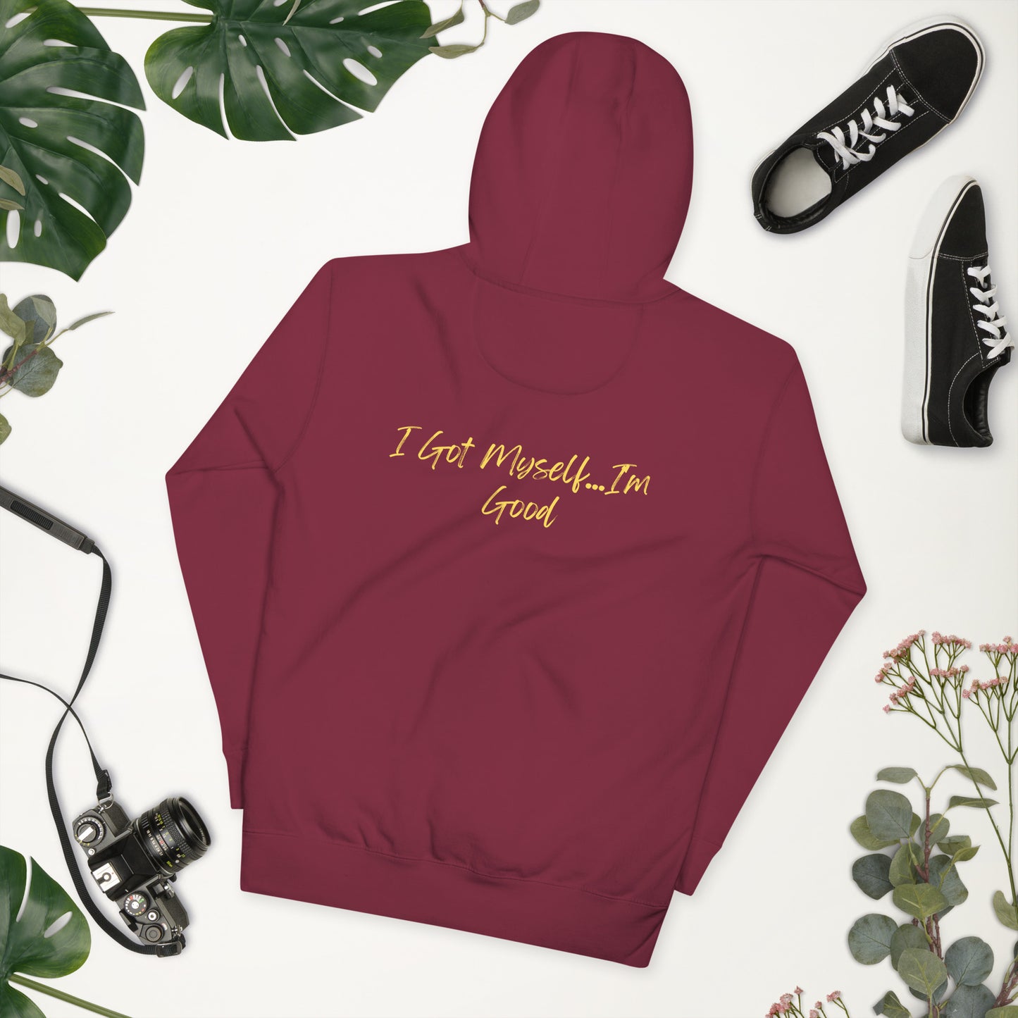 On Your Journey Single Flower Unisex Hoodie