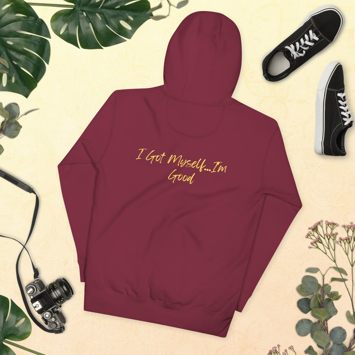 On Your Journey Single Flower Unisex Hoodie