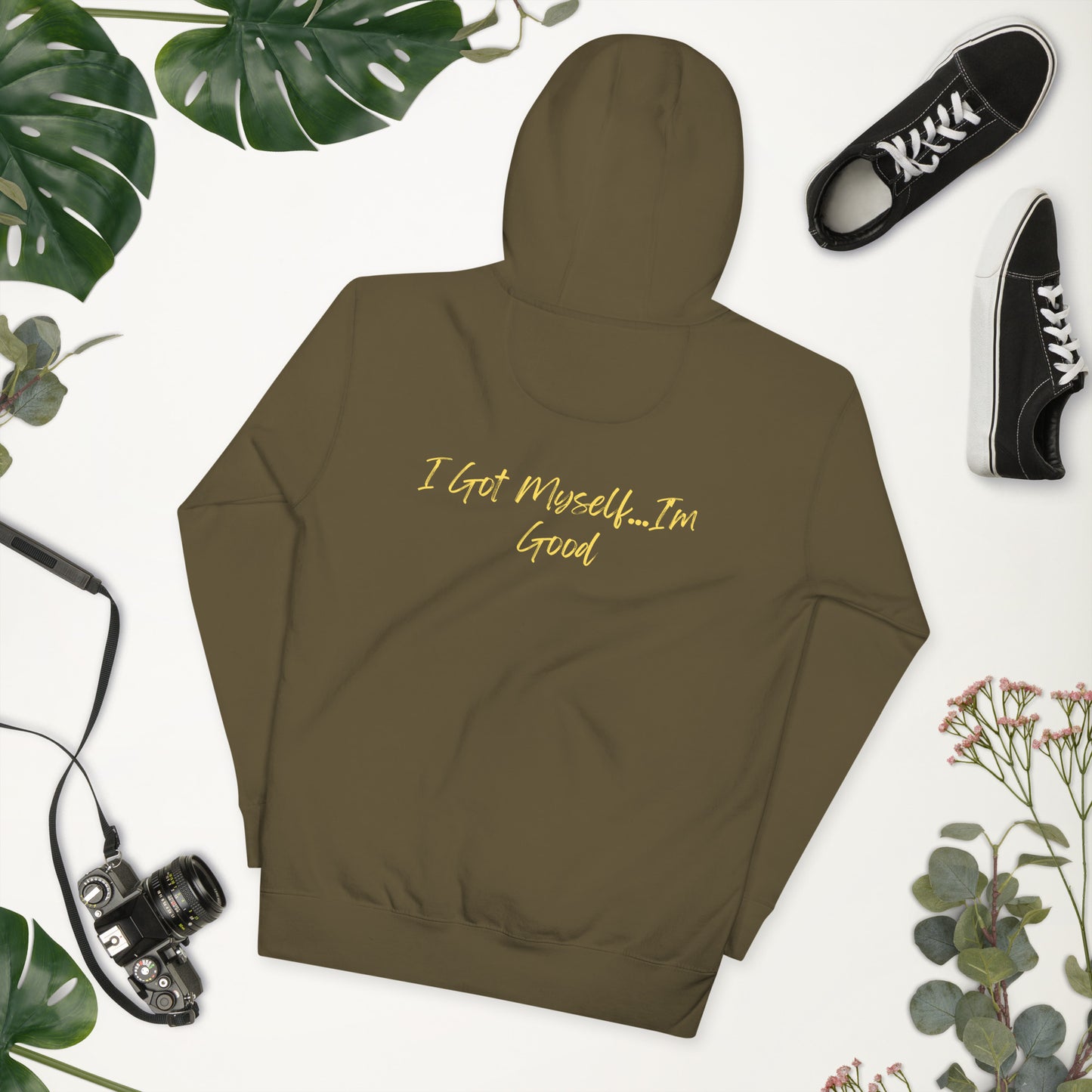 On Your Journey Single Flower Unisex Hoodie