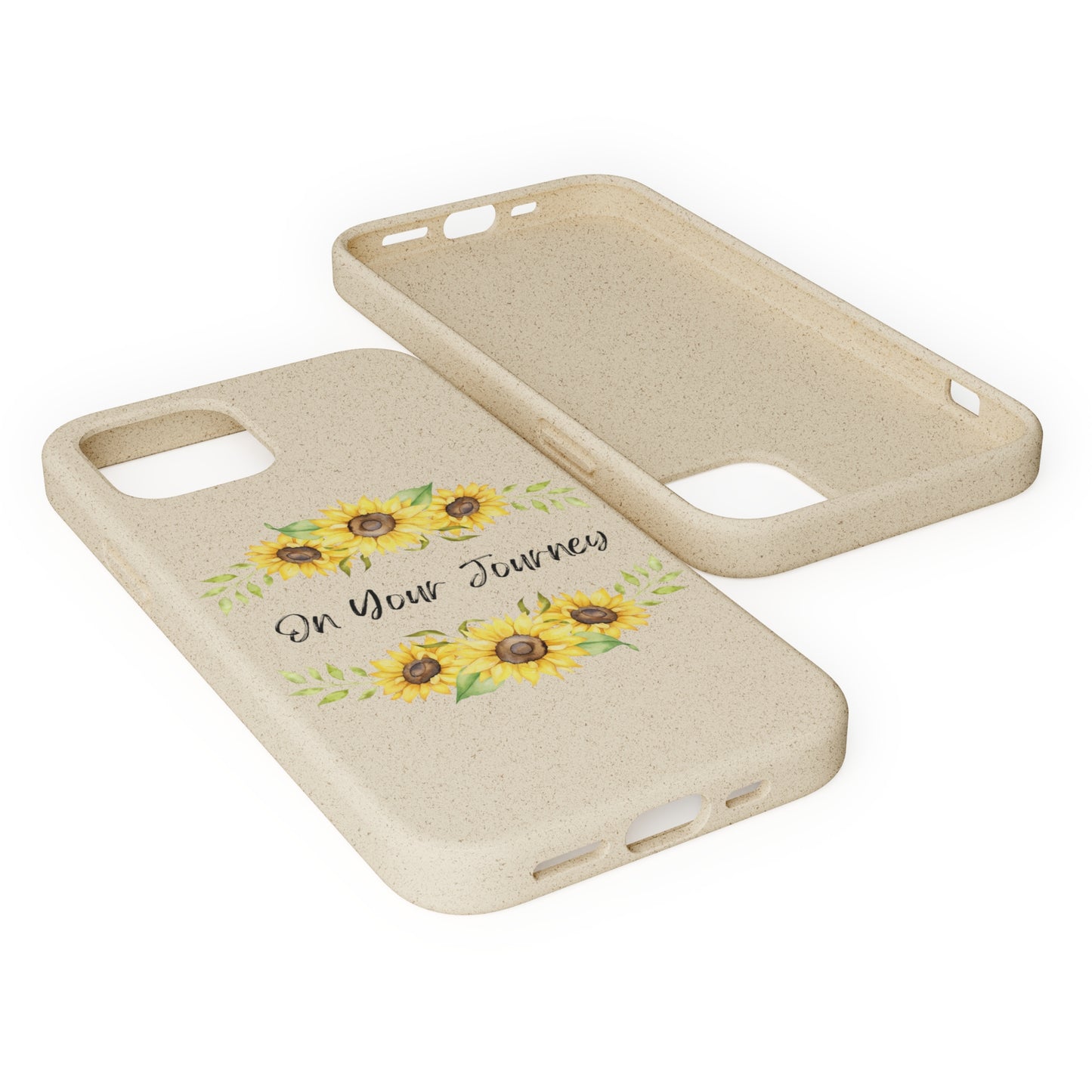 On Your Journey Flower Crown Biodegradable Cases