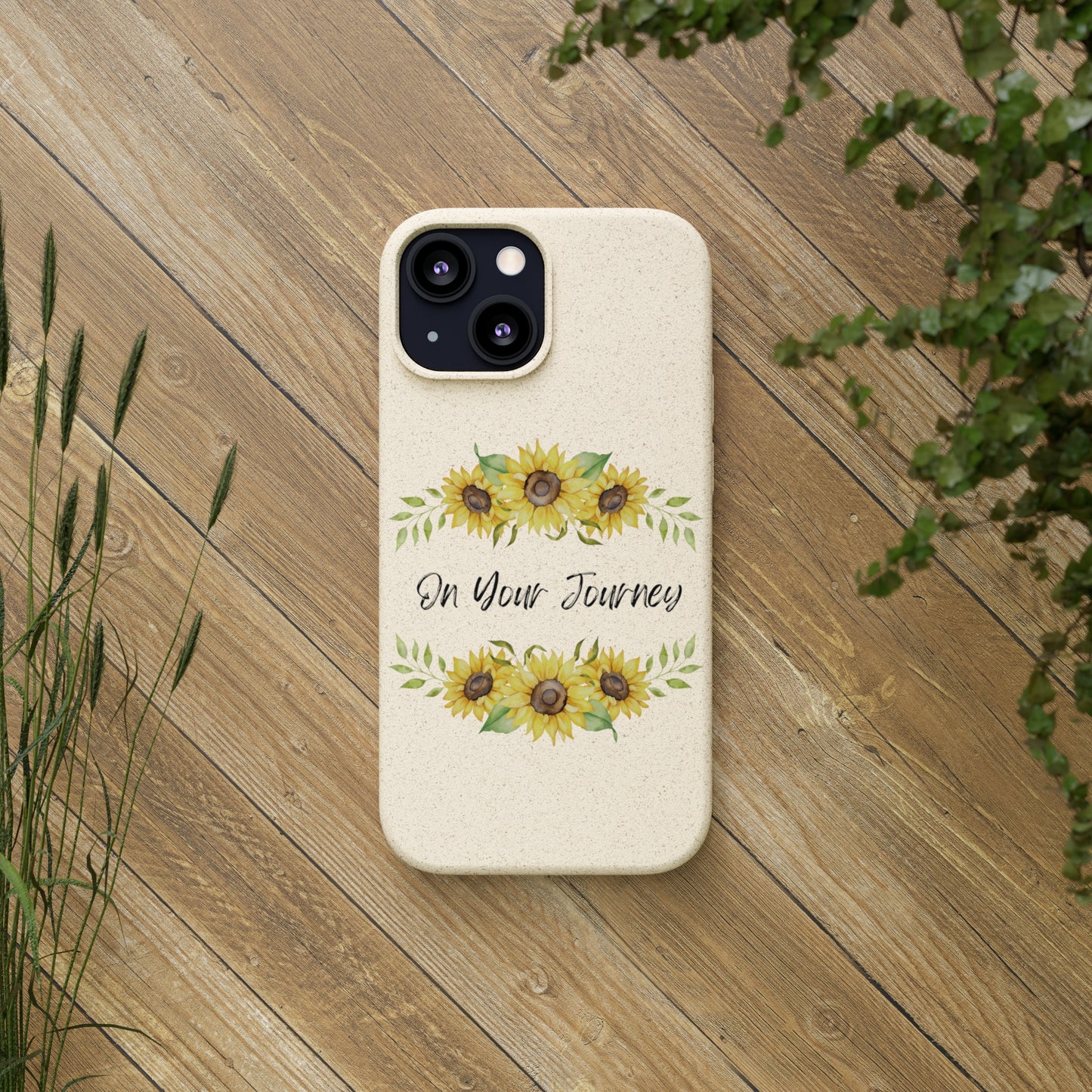 On Your Journey Flower Crown Biodegradable Cases