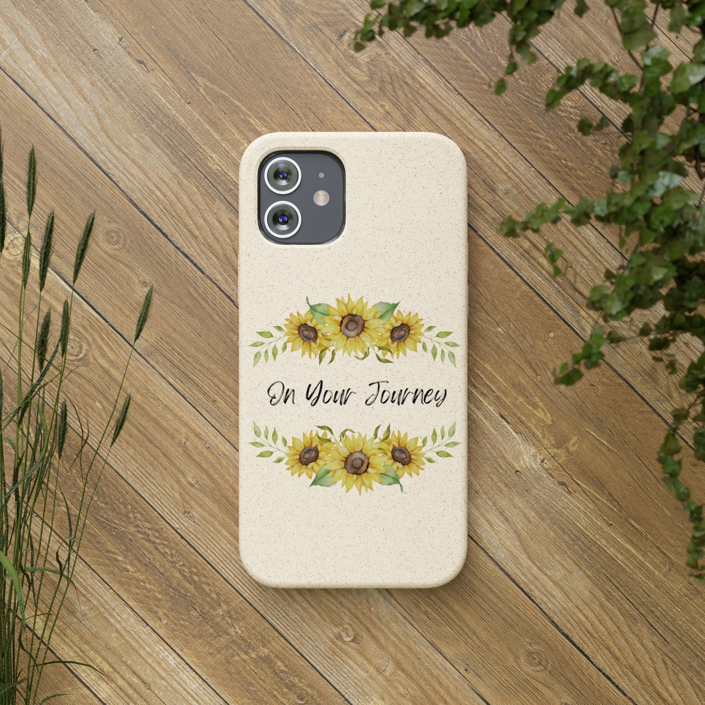 On Your Journey Flower Crown Biodegradable Cases