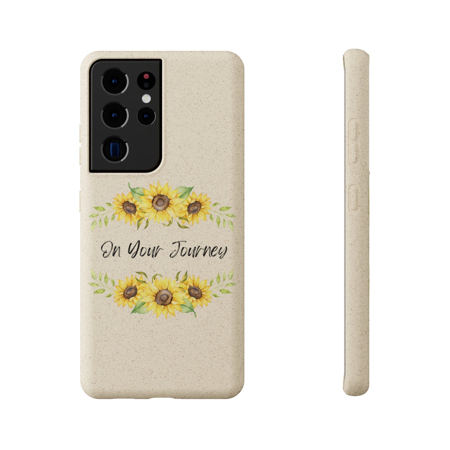 On Your Journey Flower Crown Biodegradable Cases