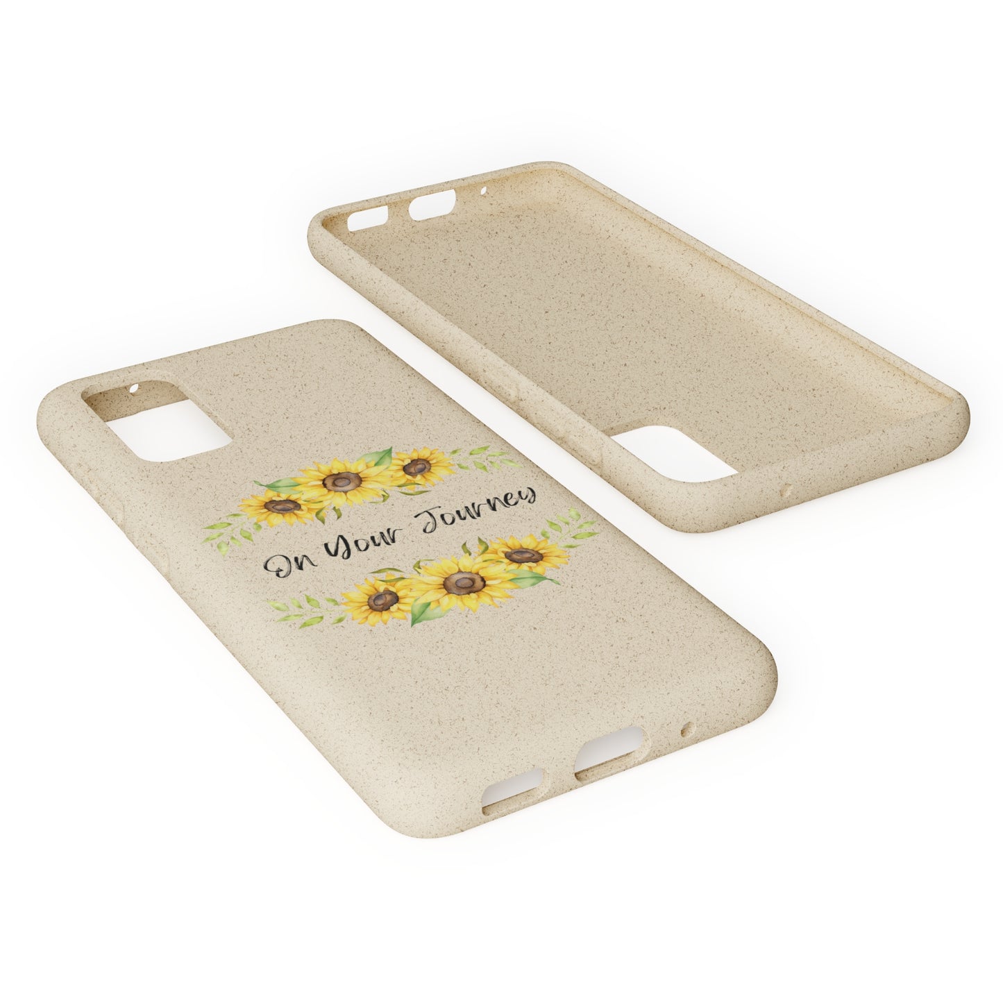 On Your Journey Flower Crown Biodegradable Cases