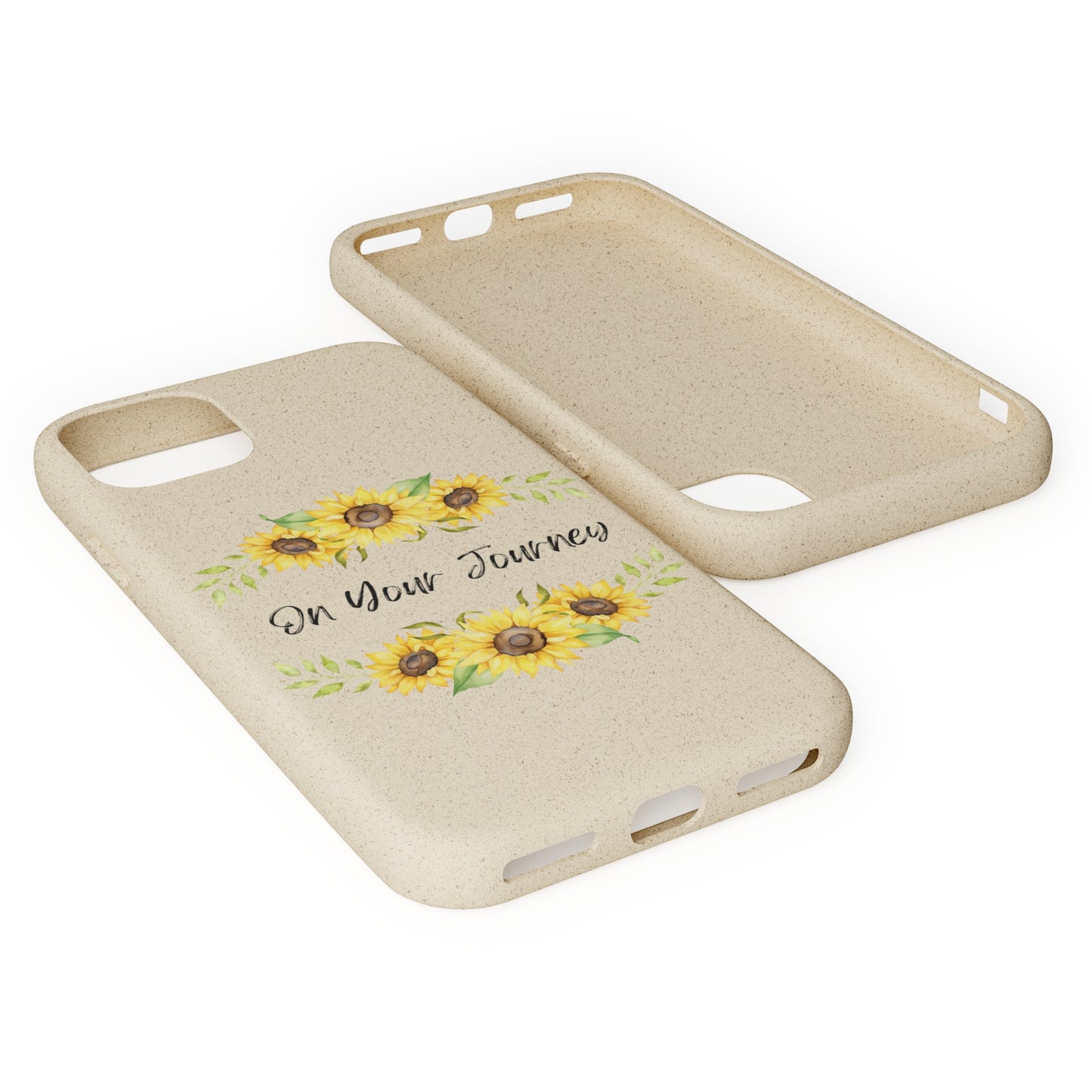 On Your Journey Flower Crown Biodegradable Cases