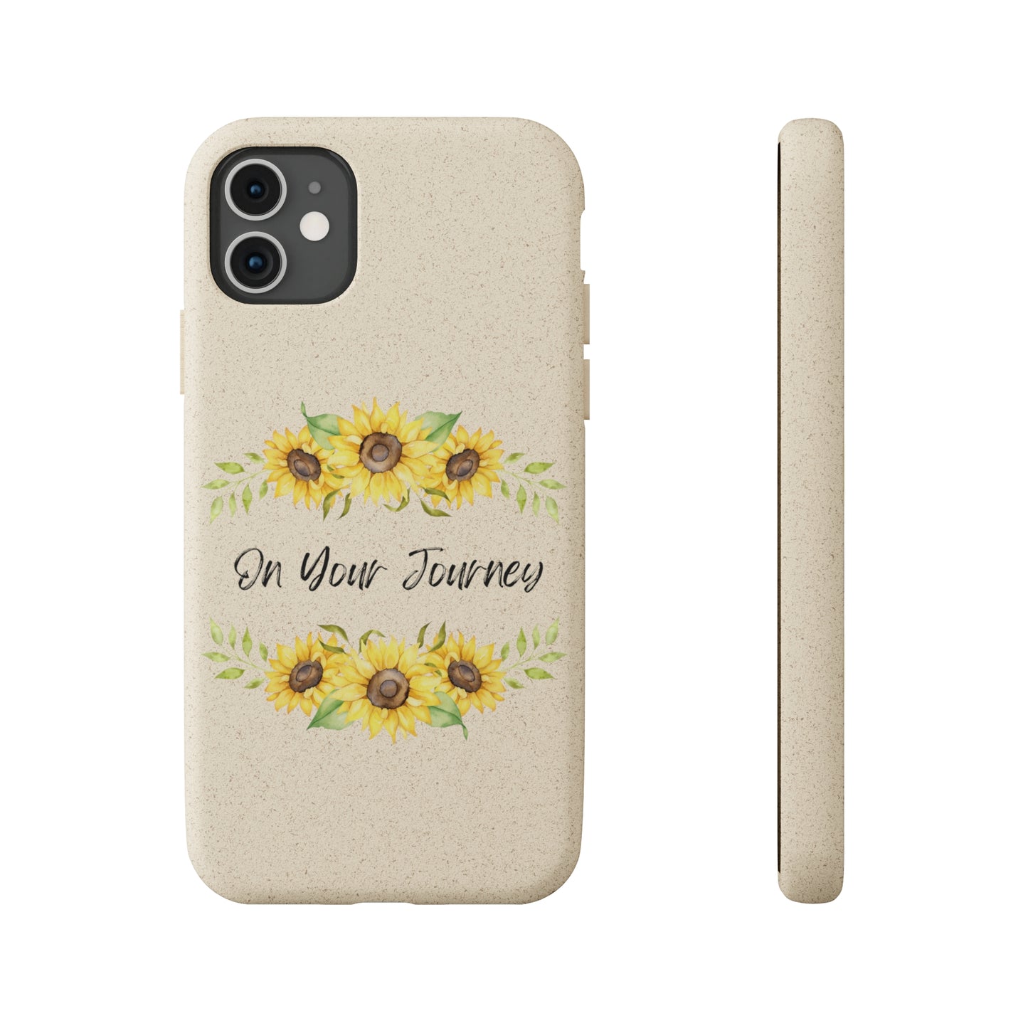 On Your Journey Flower Crown Biodegradable Cases