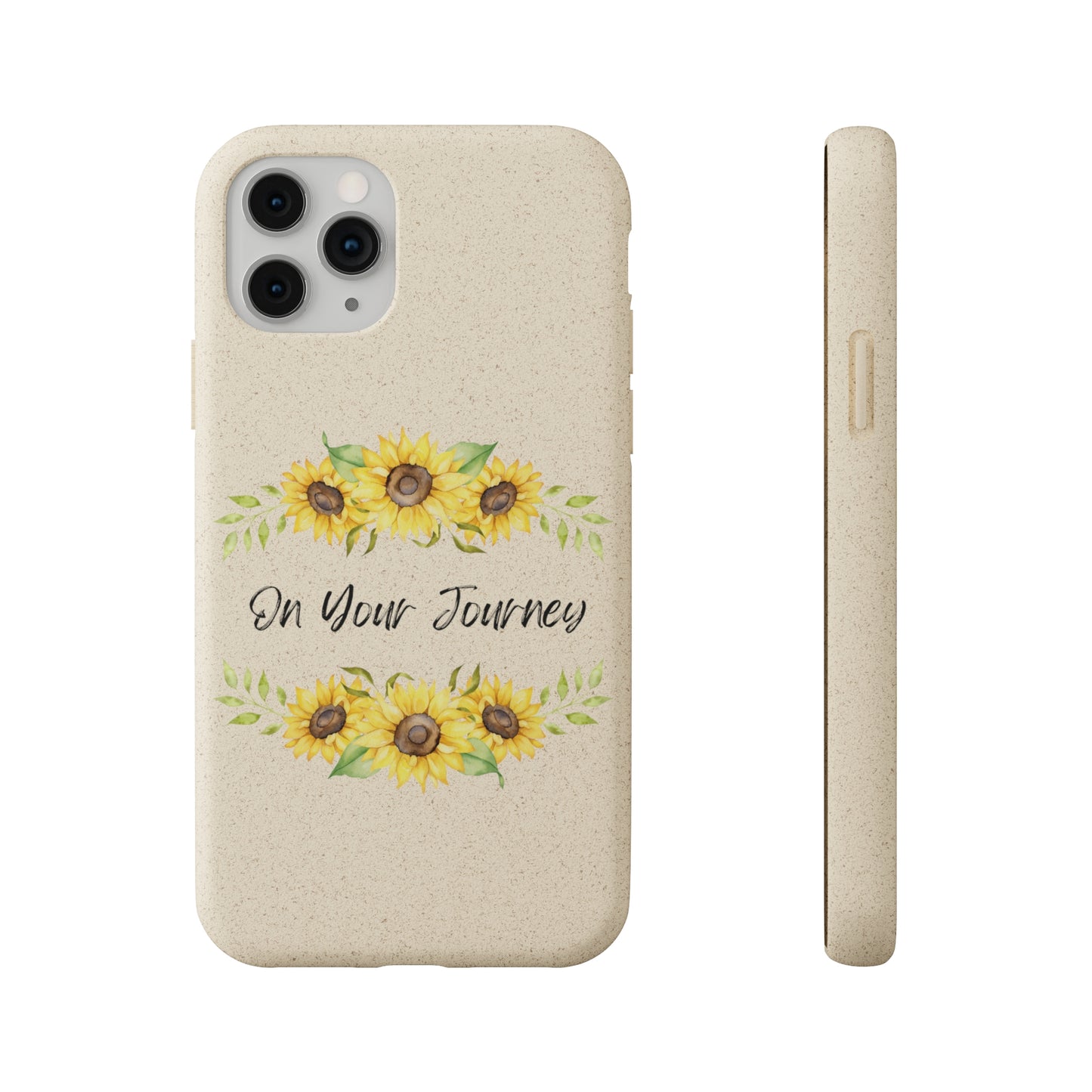 On Your Journey Flower Crown Biodegradable Cases