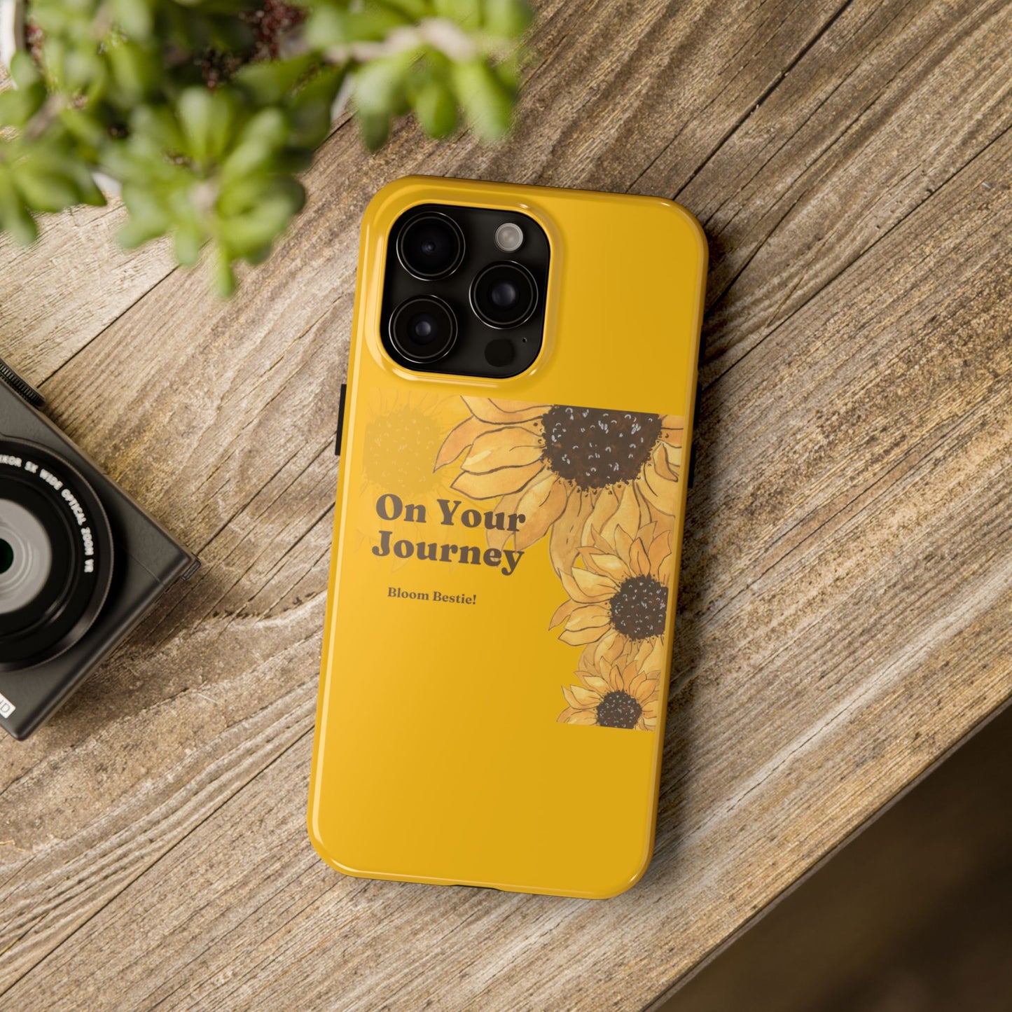 On Your Journey Sunflower Tough Phone Cases