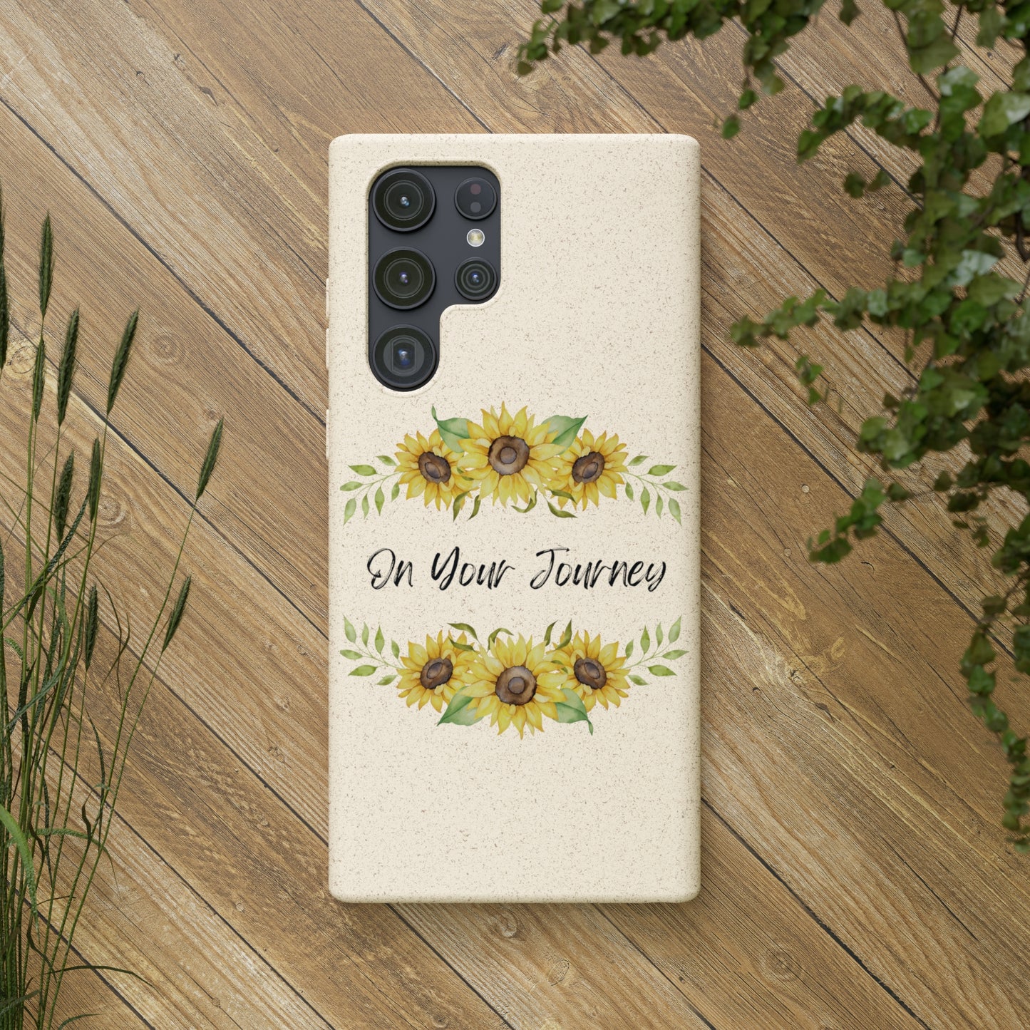 On Your Journey Flower Crown Biodegradable Cases