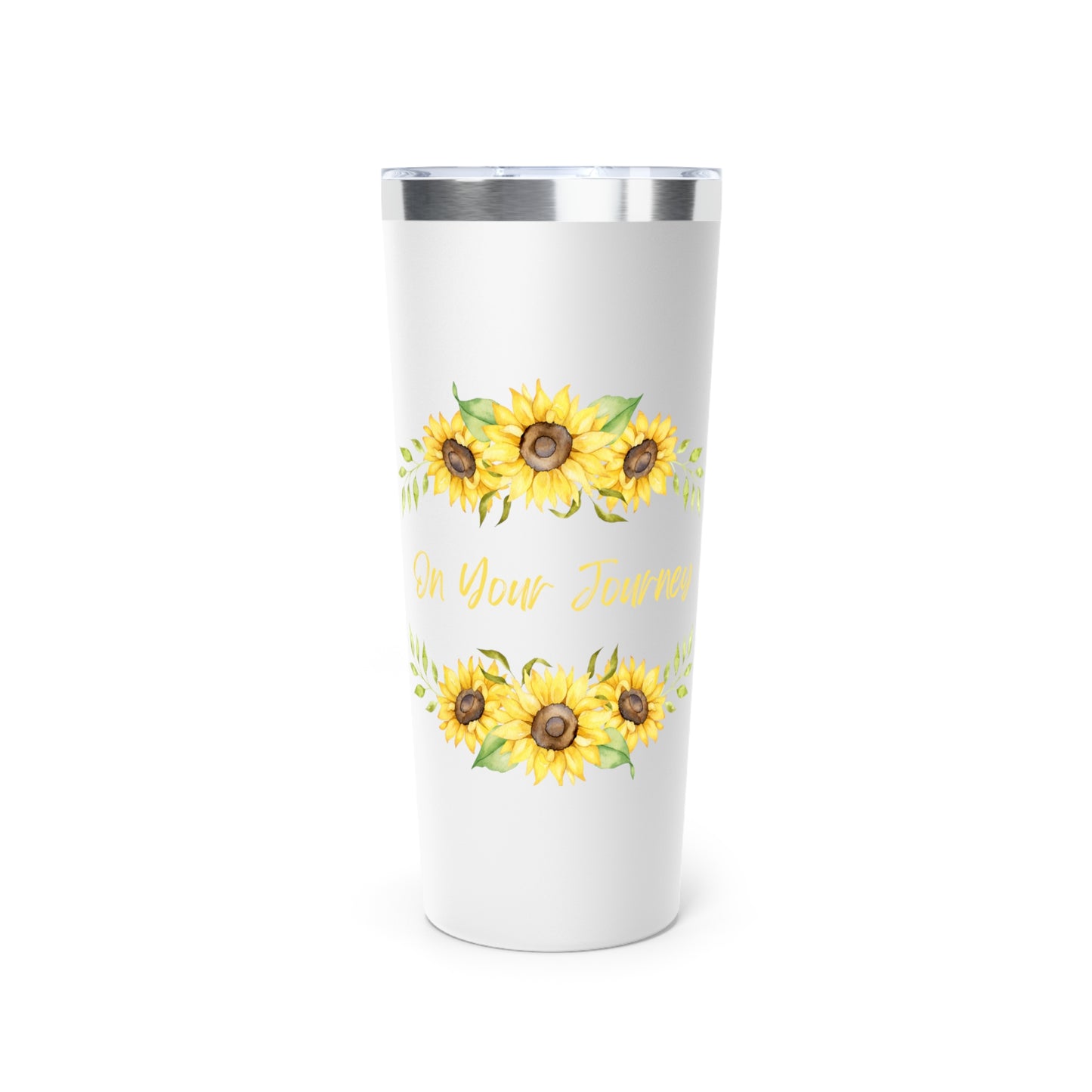 On Your Journey Flower Crown Copper Vacuum Insulated Tumbler, 22oz