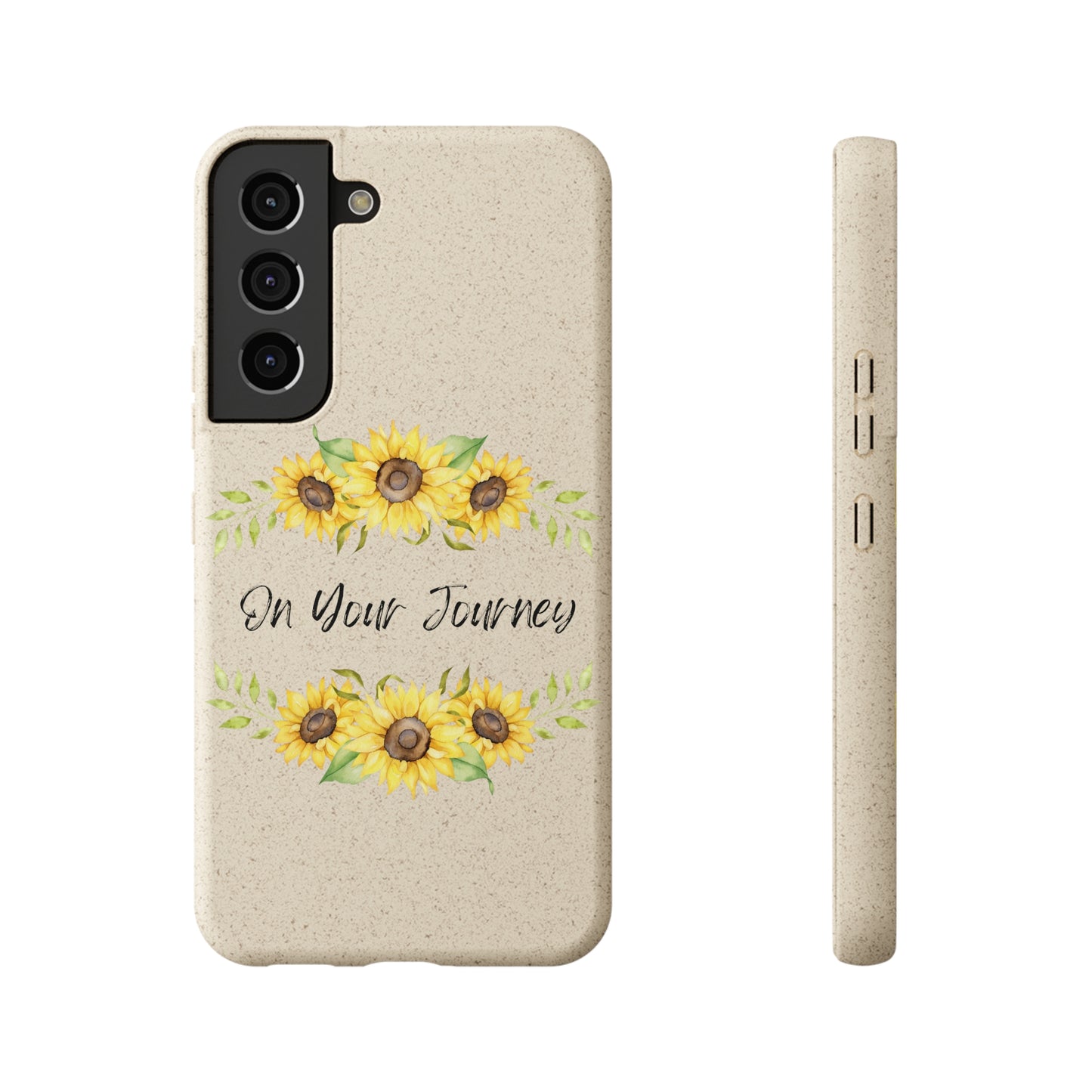 On Your Journey Flower Crown Biodegradable Cases