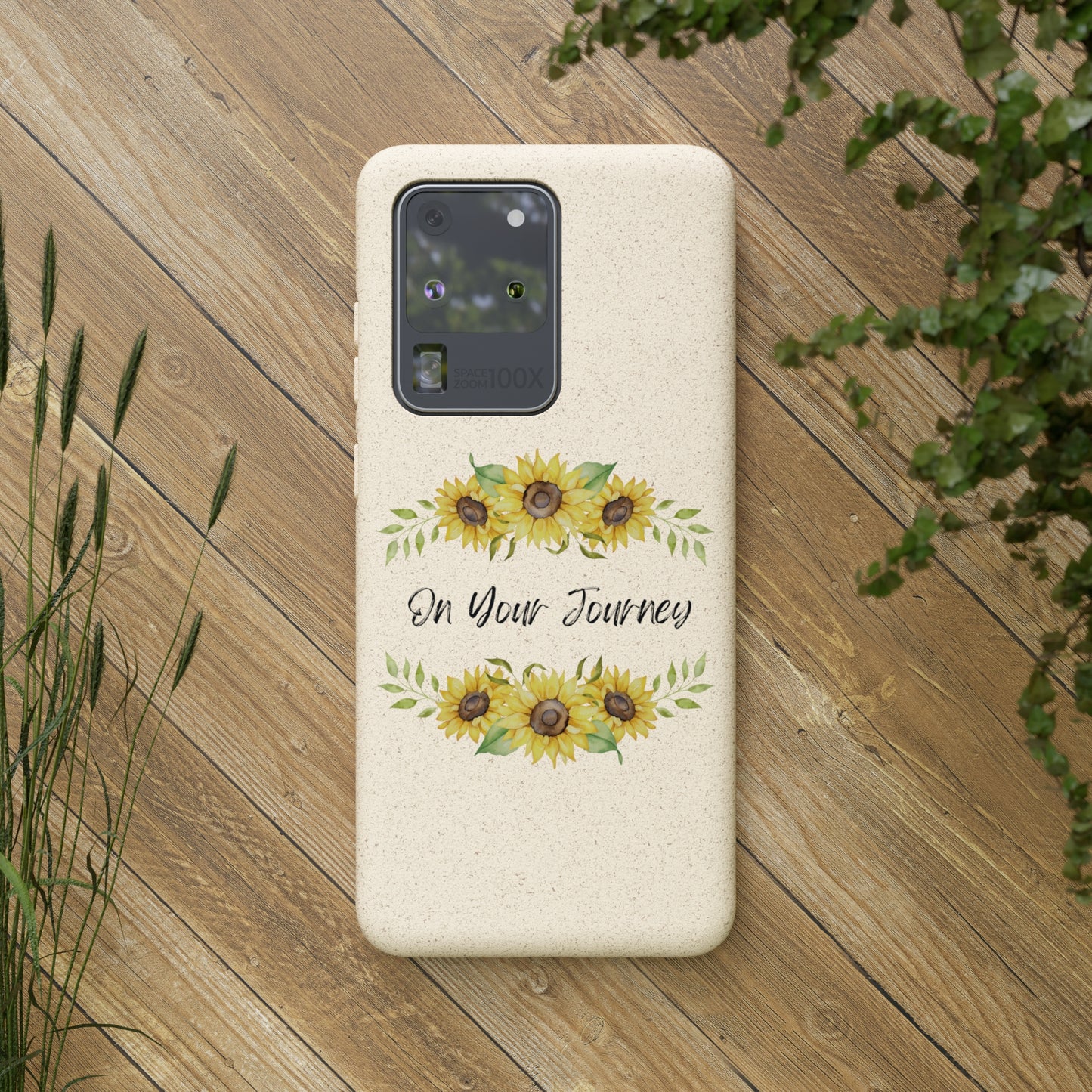 On Your Journey Flower Crown Biodegradable Cases