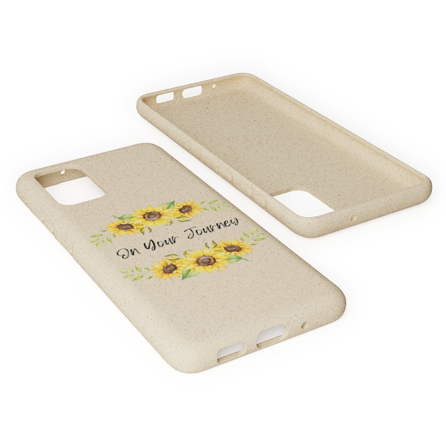 On Your Journey Flower Crown Biodegradable Cases