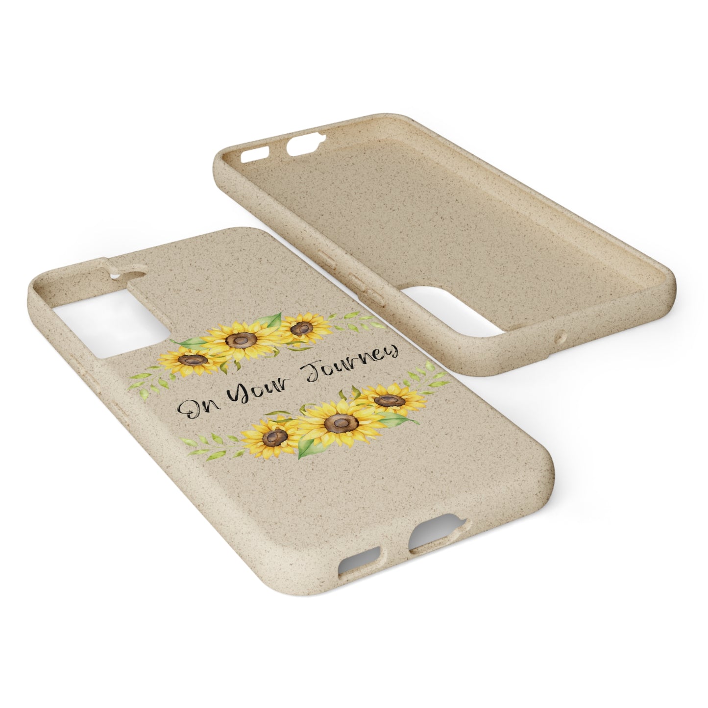 On Your Journey Flower Crown Biodegradable Cases