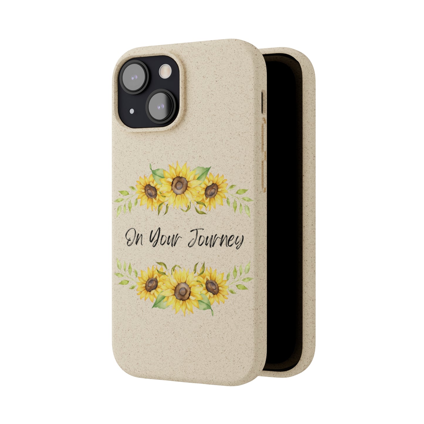 On Your Journey Flower Crown Biodegradable Cases