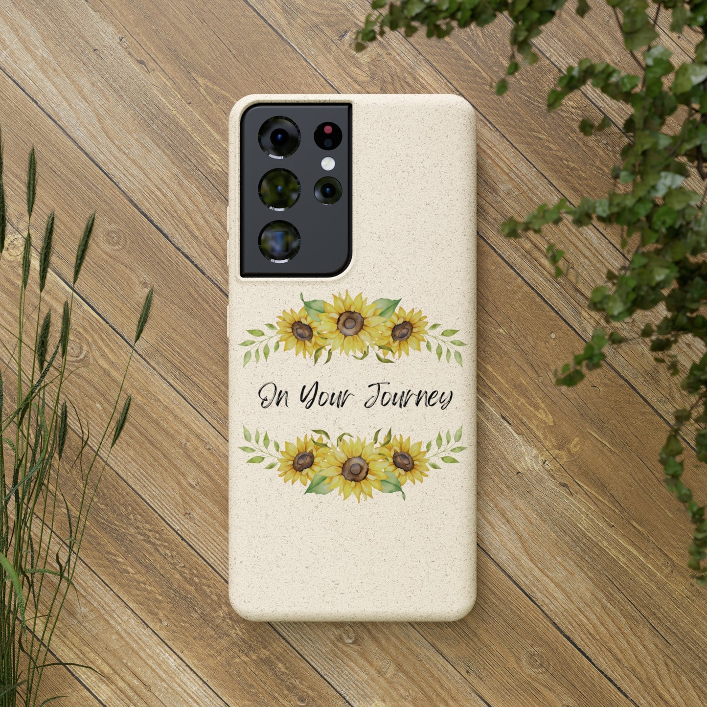 On Your Journey Flower Crown Biodegradable Cases