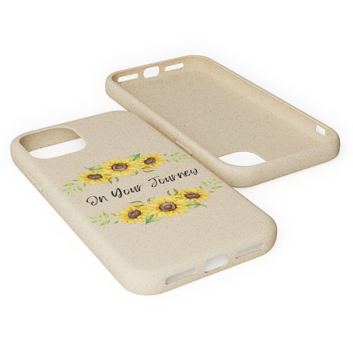 On Your Journey Flower Crown Biodegradable Cases