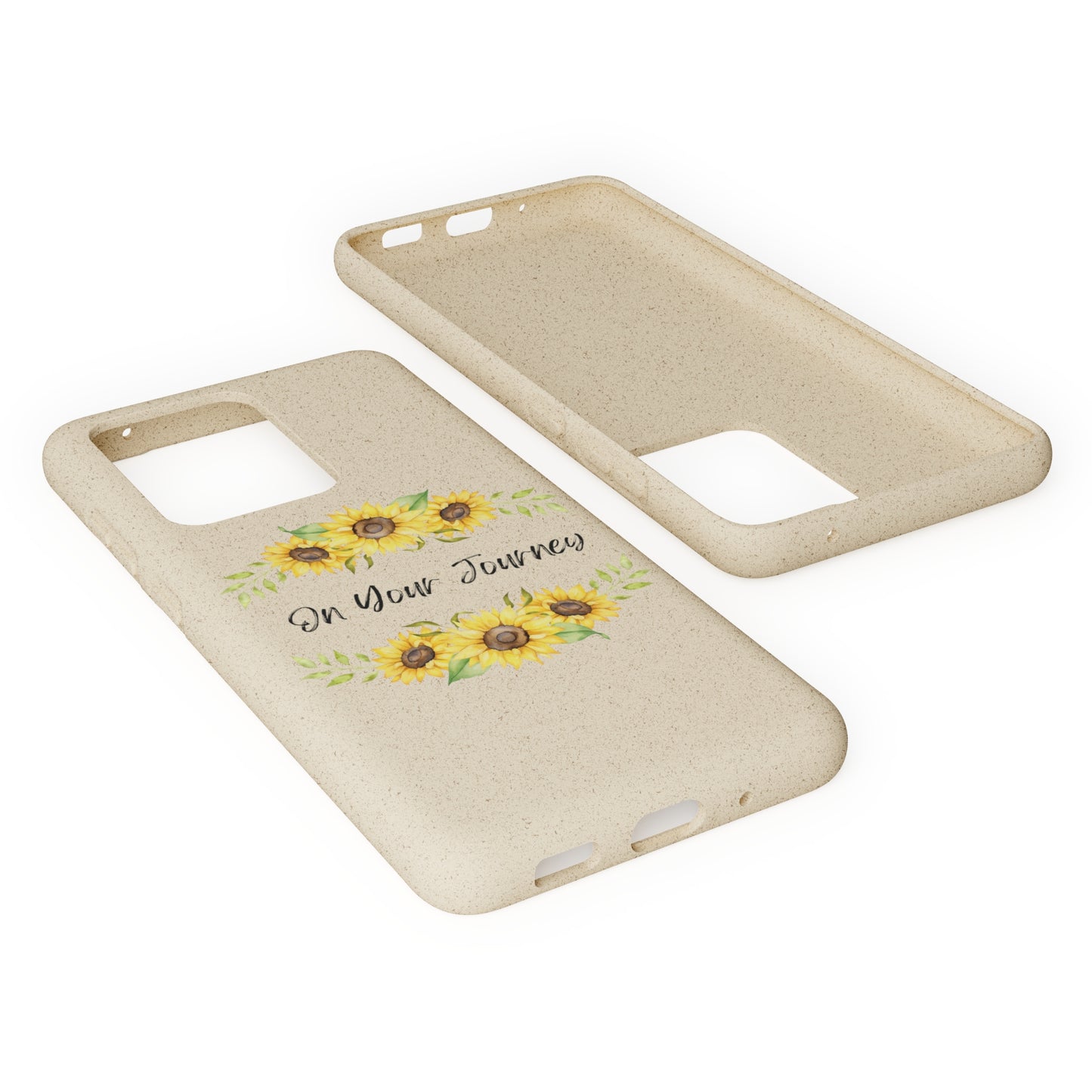 On Your Journey Flower Crown Biodegradable Cases