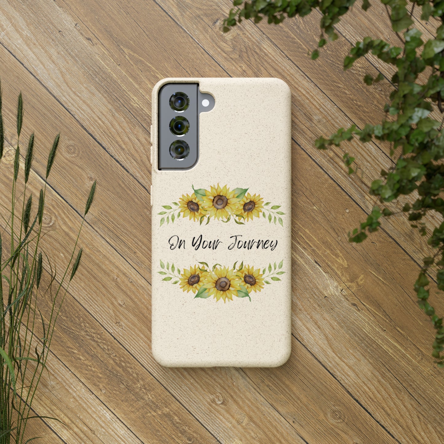 On Your Journey Flower Crown Biodegradable Cases