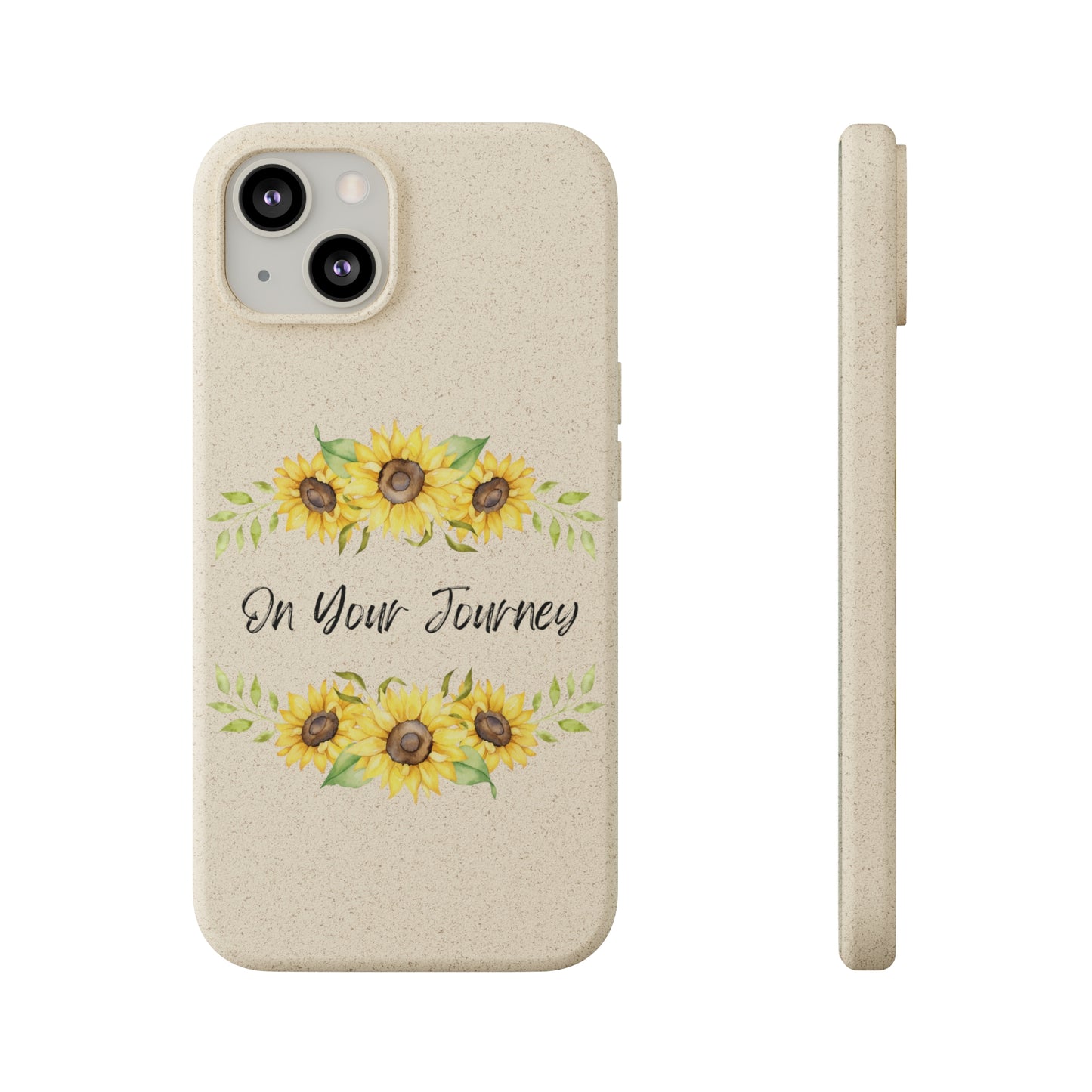 On Your Journey Flower Crown Biodegradable Cases