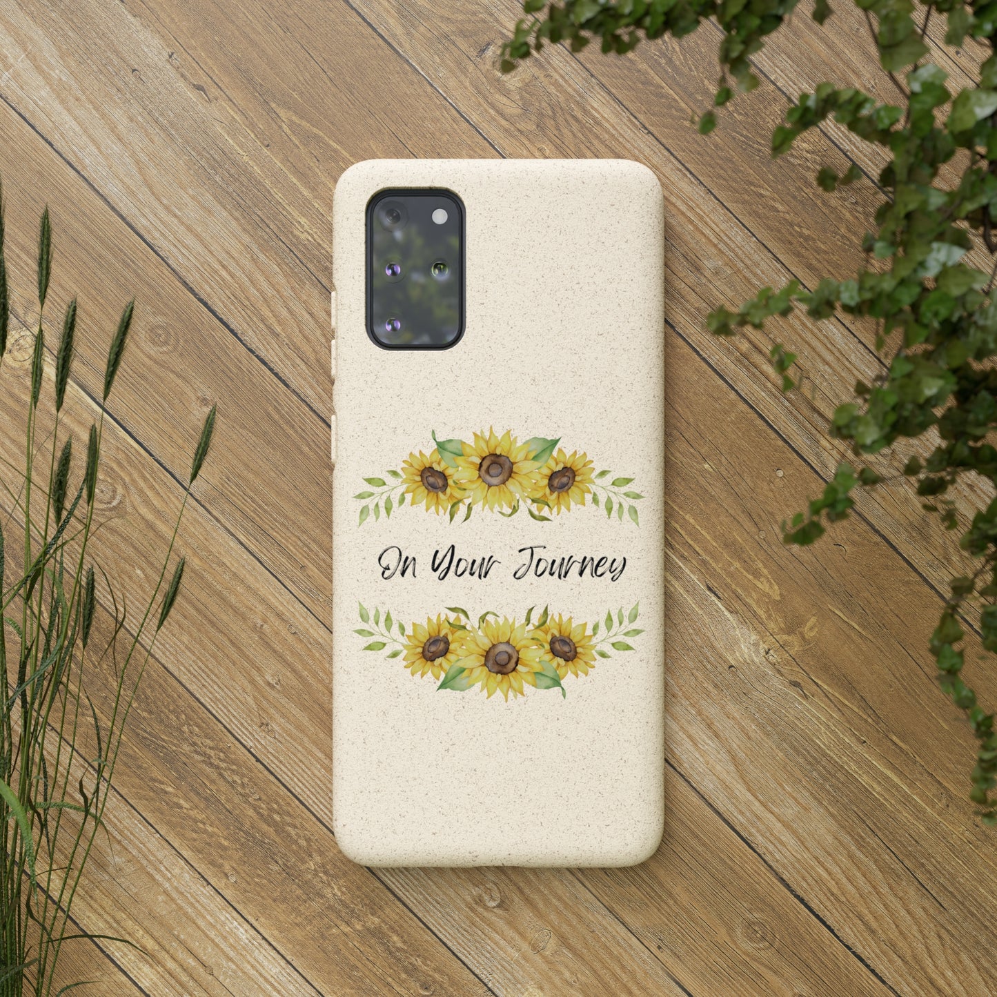 On Your Journey Flower Crown Biodegradable Cases