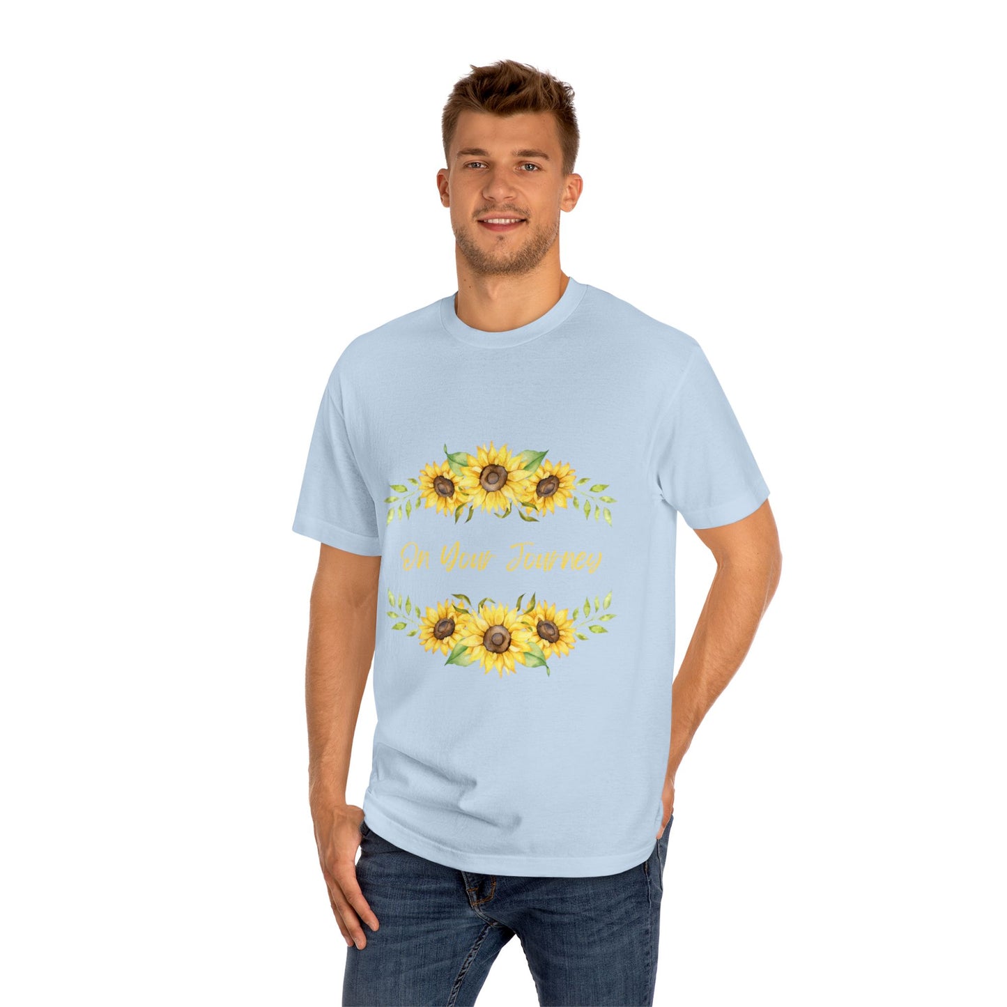 On Your Journey Flower Crown Unisex Classic Tee