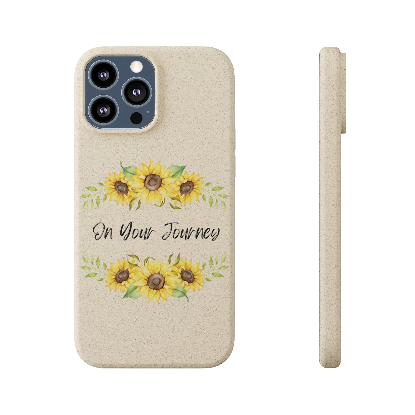 On Your Journey Flower Crown Biodegradable Cases