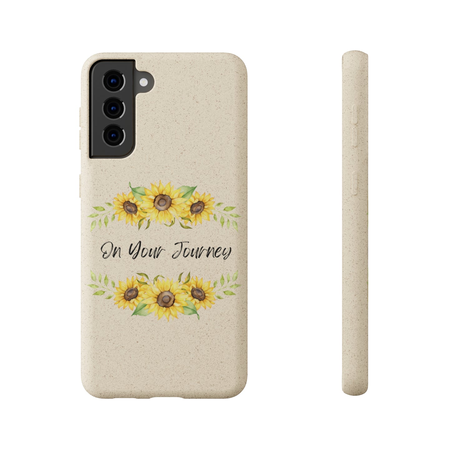 On Your Journey Flower Crown Biodegradable Cases