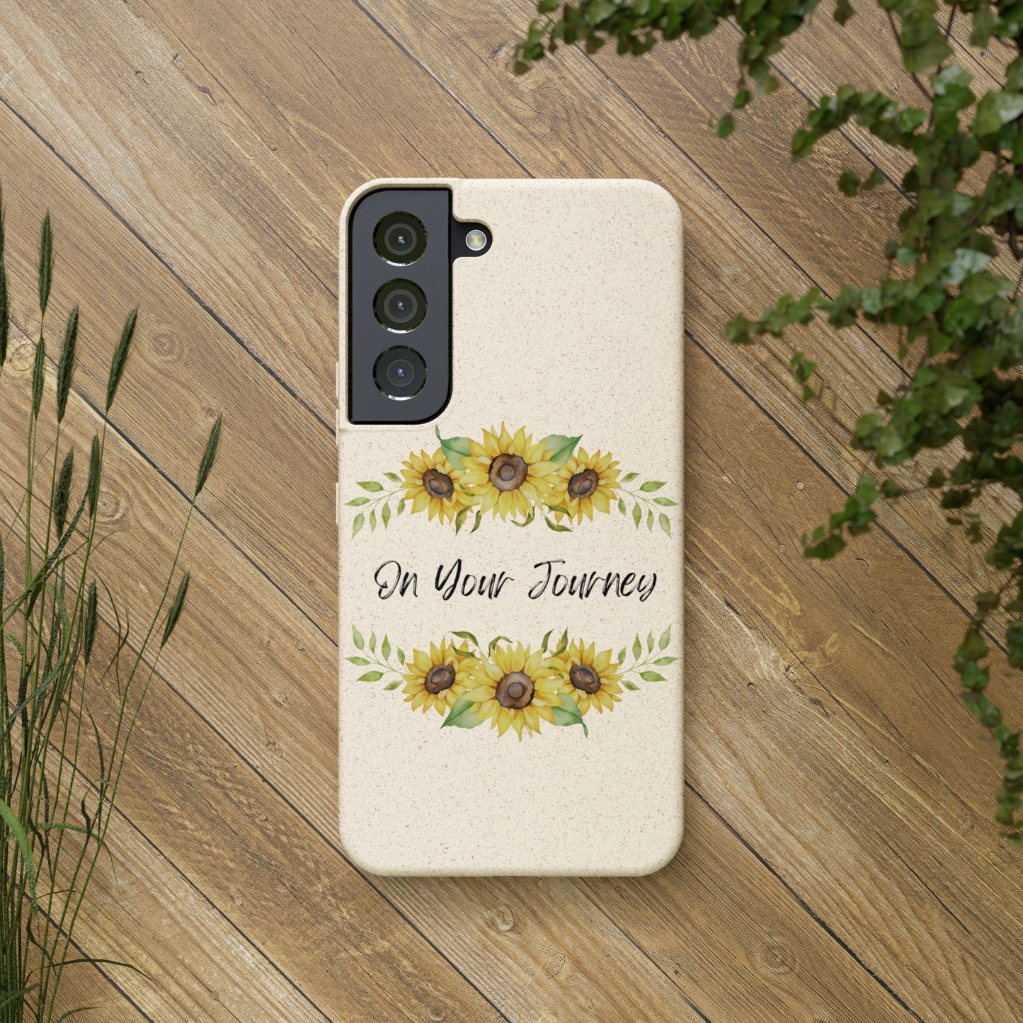 On Your Journey Flower Crown Biodegradable Cases