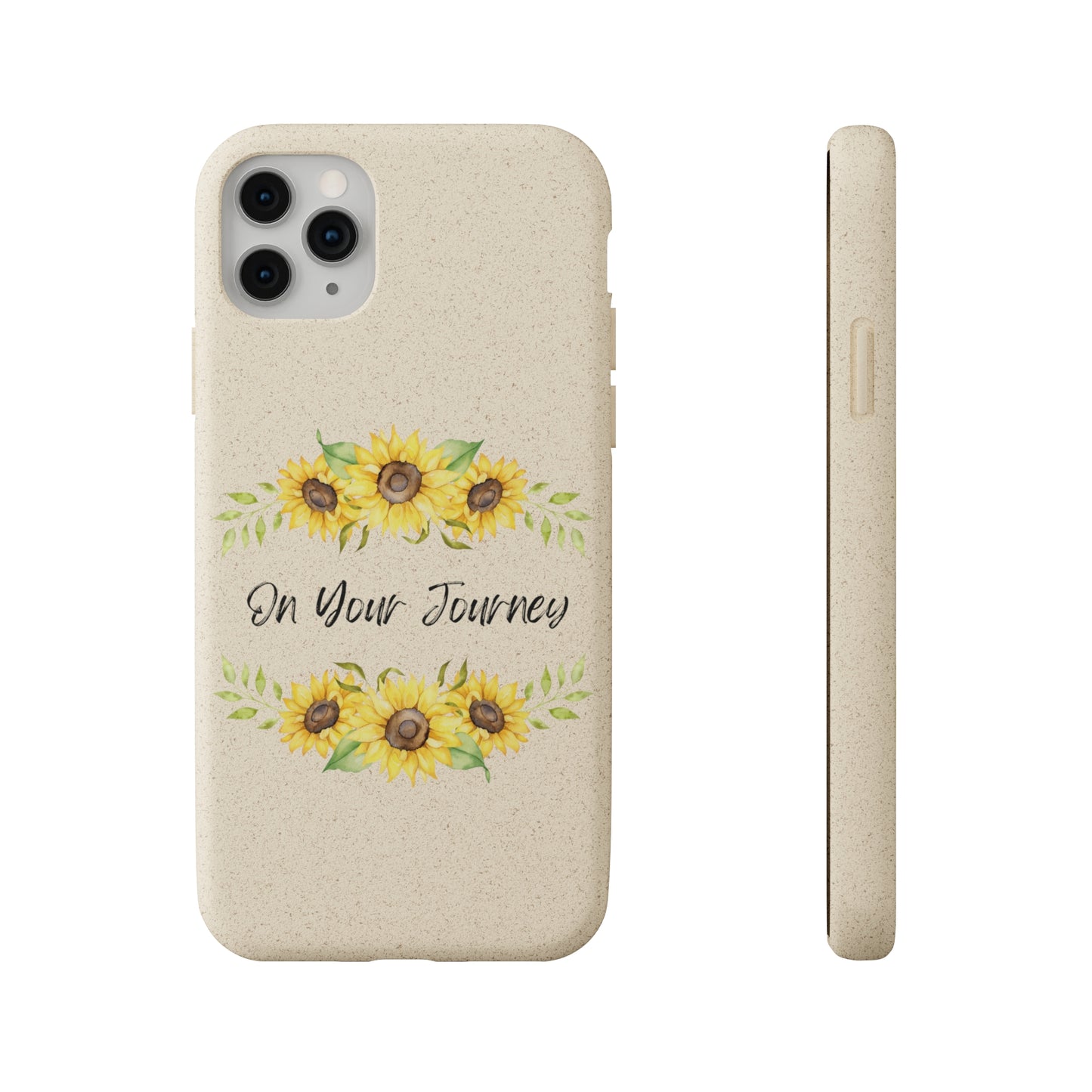 On Your Journey Flower Crown Biodegradable Cases