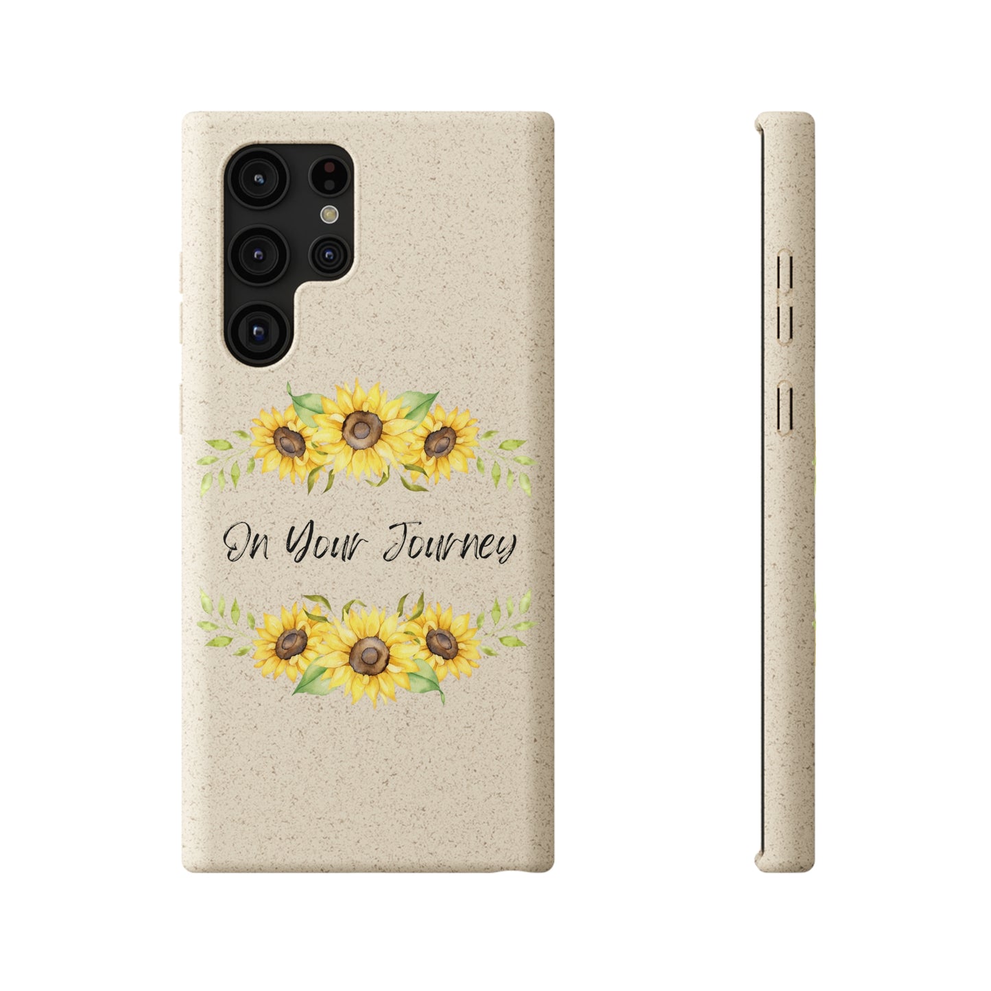 On Your Journey Flower Crown Biodegradable Cases