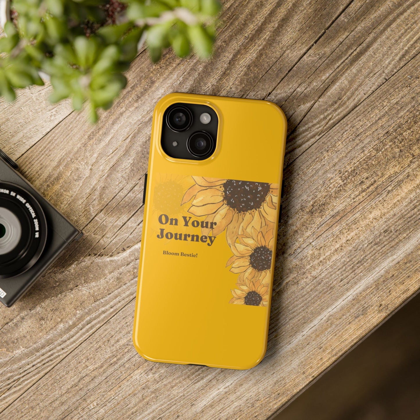 On Your Journey Sunflower Tough Phone Cases