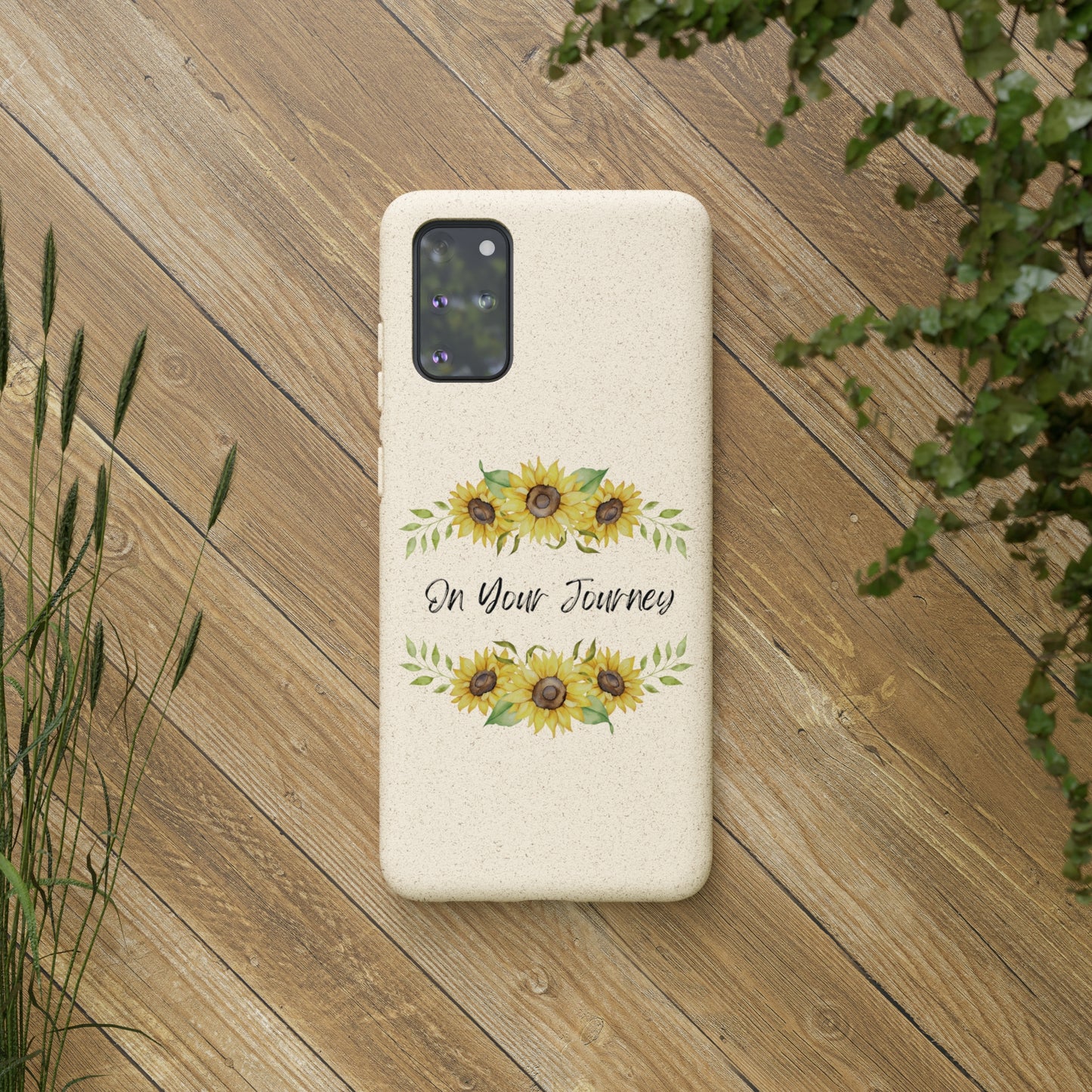 On Your Journey Flower Crown Biodegradable Cases